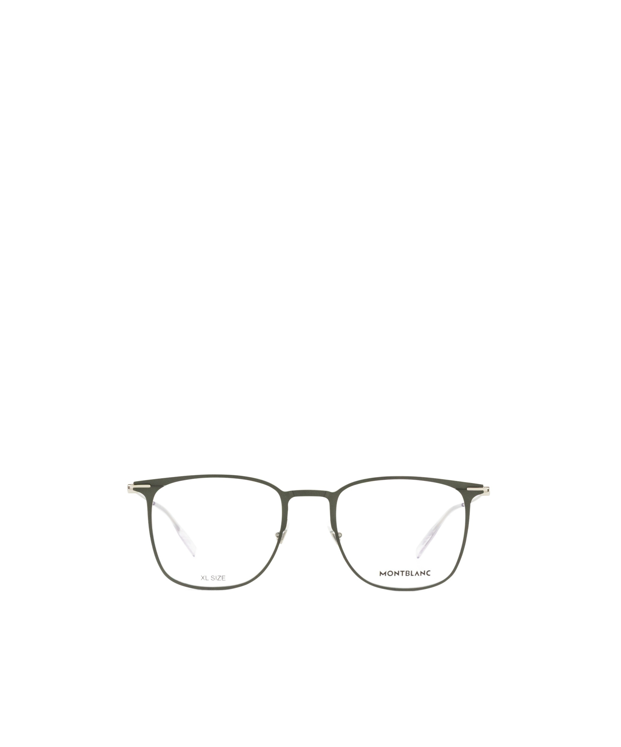 Montblanc Eyewear Square Frame Glasses In Gray