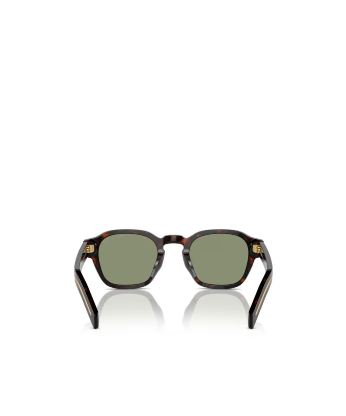 Prada Sunglasses With Iconic Metal Plaque In Gray
