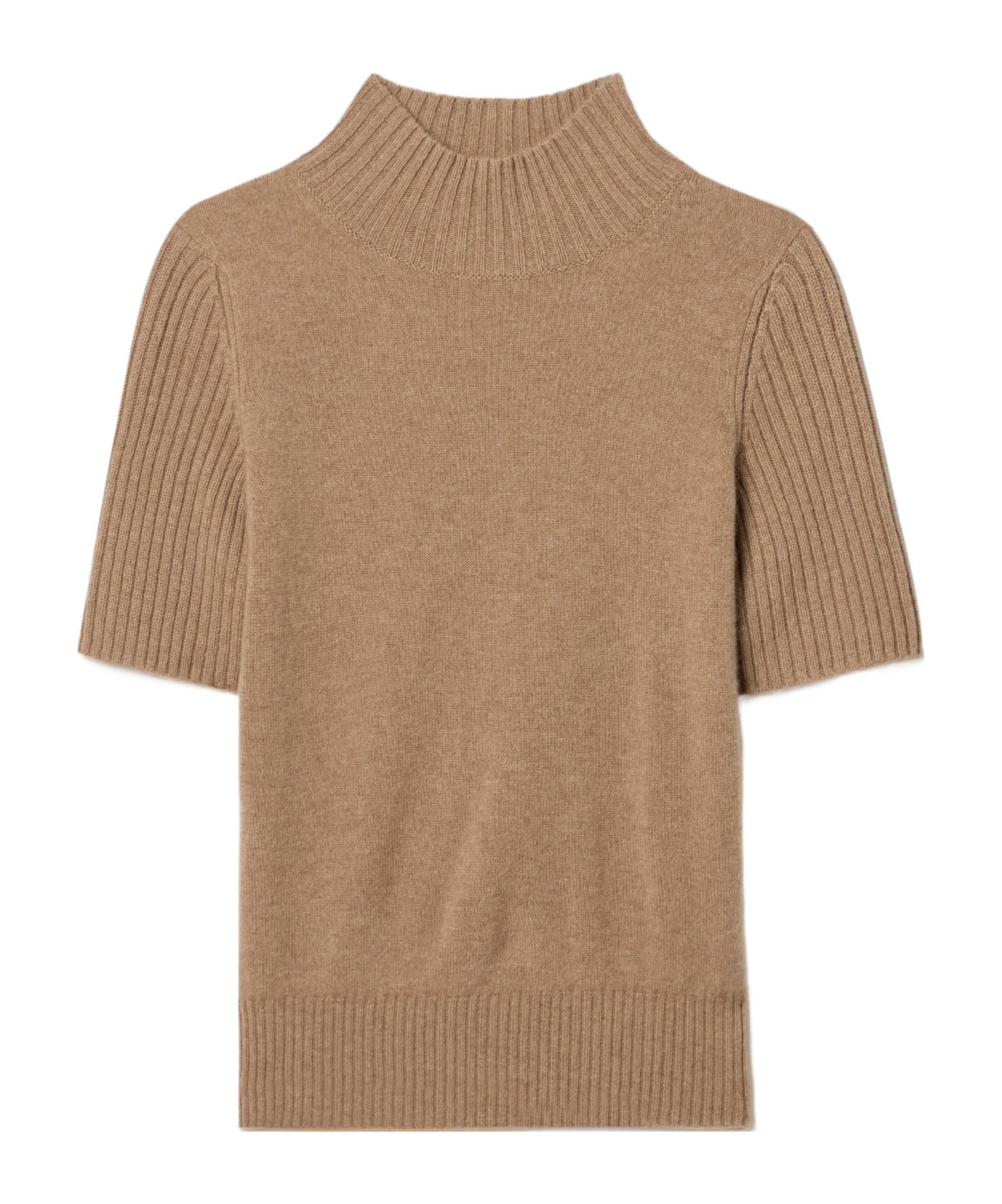 Khaite Talvi Mock-neck Sweater In Brown