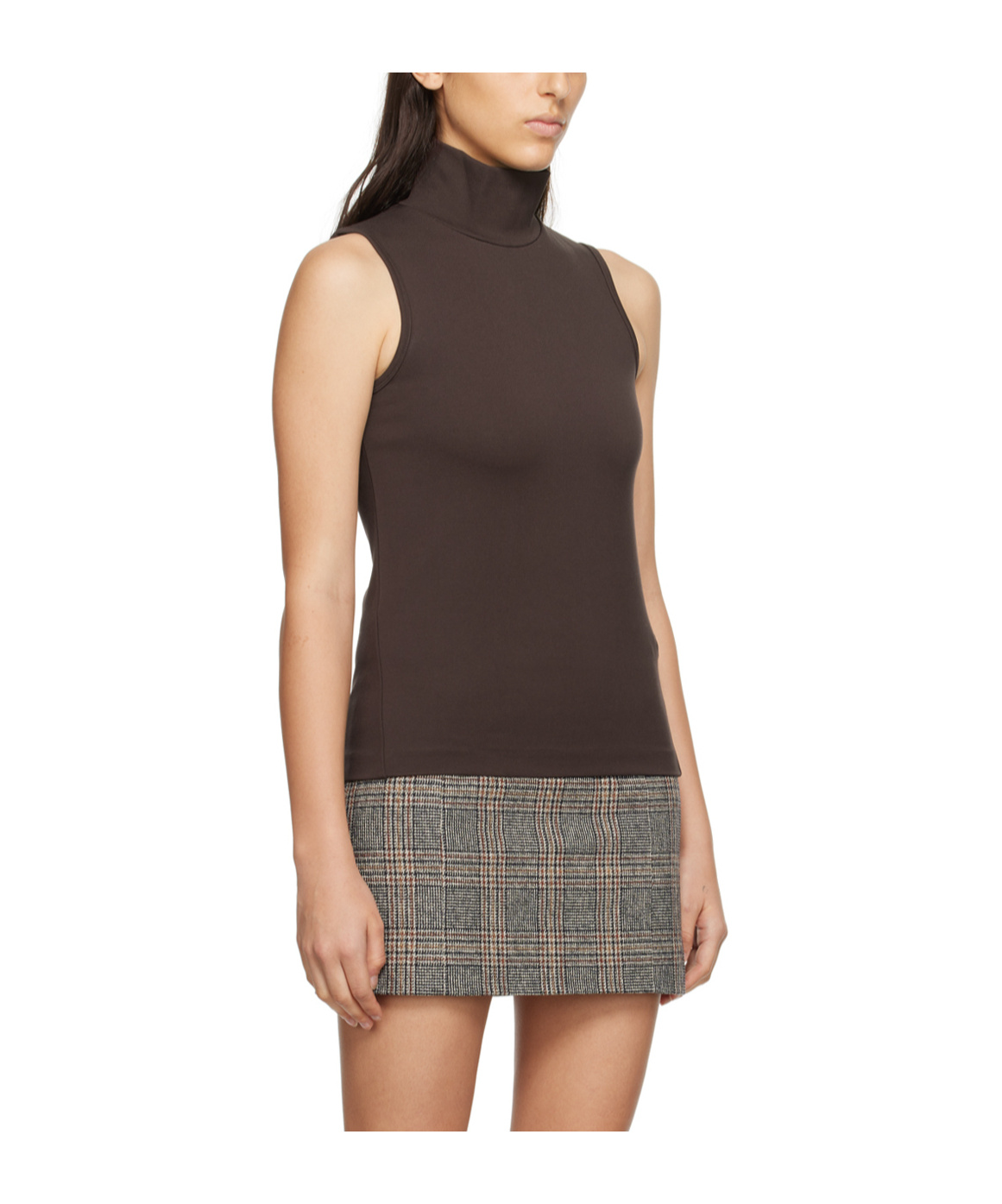Rag & Bone Irina Turtleneck Vest In Green