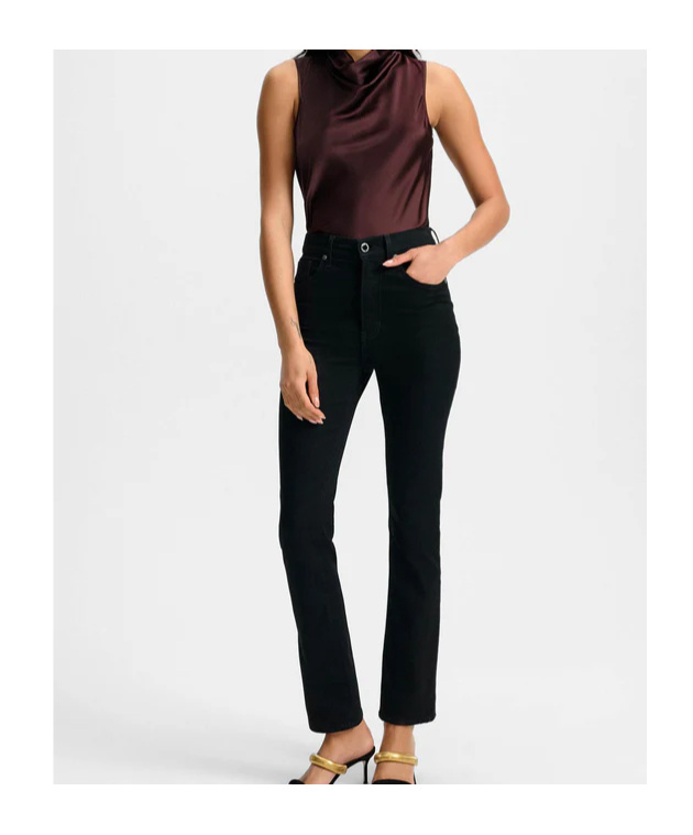 Veronica Beard Tam Cowl Neck Sleeveless Silk Blend Top In Red