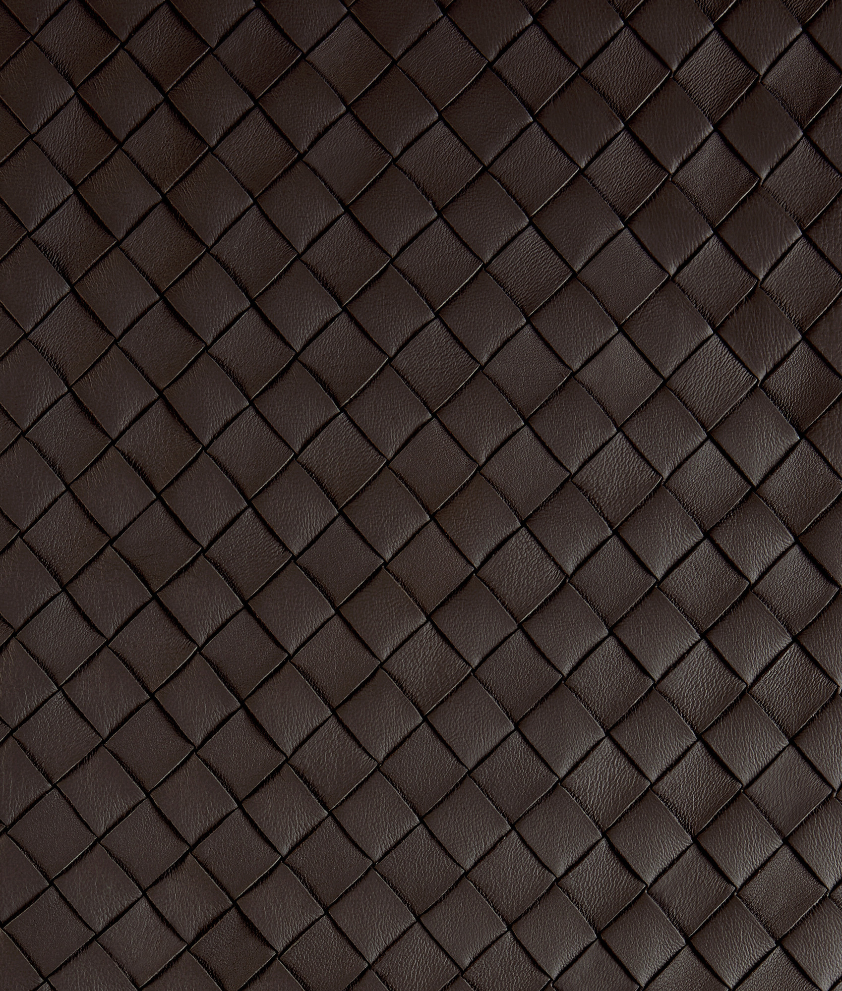 Bottega Veneta Intrecciato Leather Coat In Black