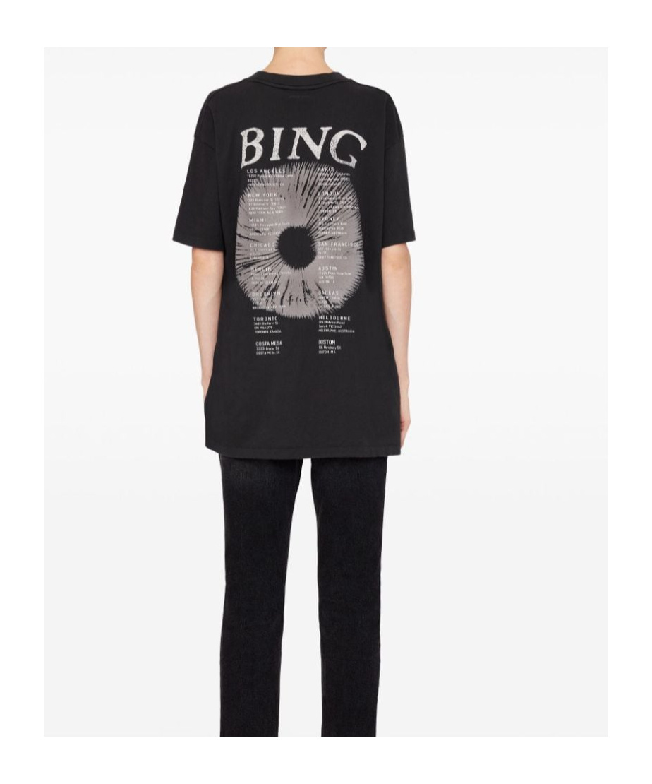 Shop Anine Bing Walker T-shirt In Black