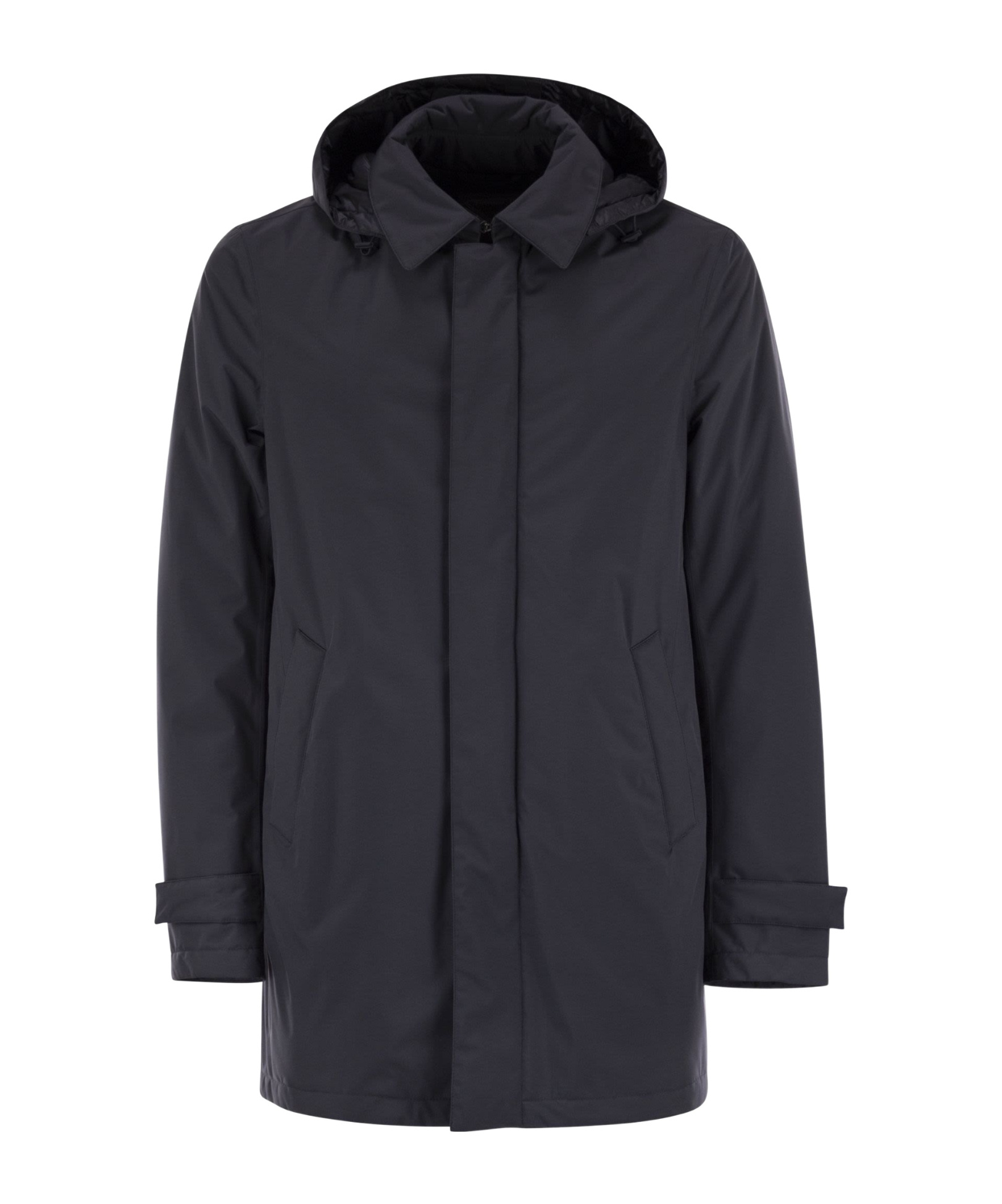 Herno Men Waterproof 2-layer Laminar Fabric In Black