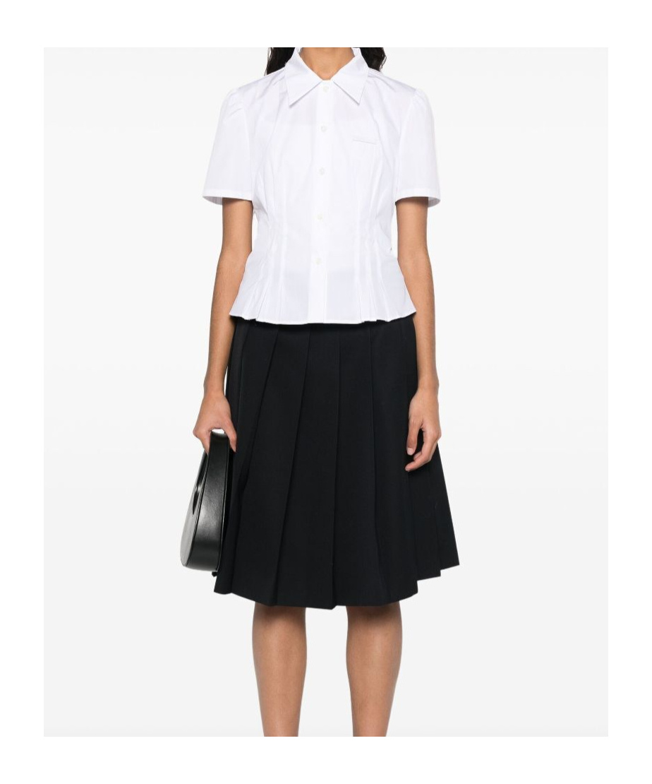 Prada Short Sleeve Shirt In White