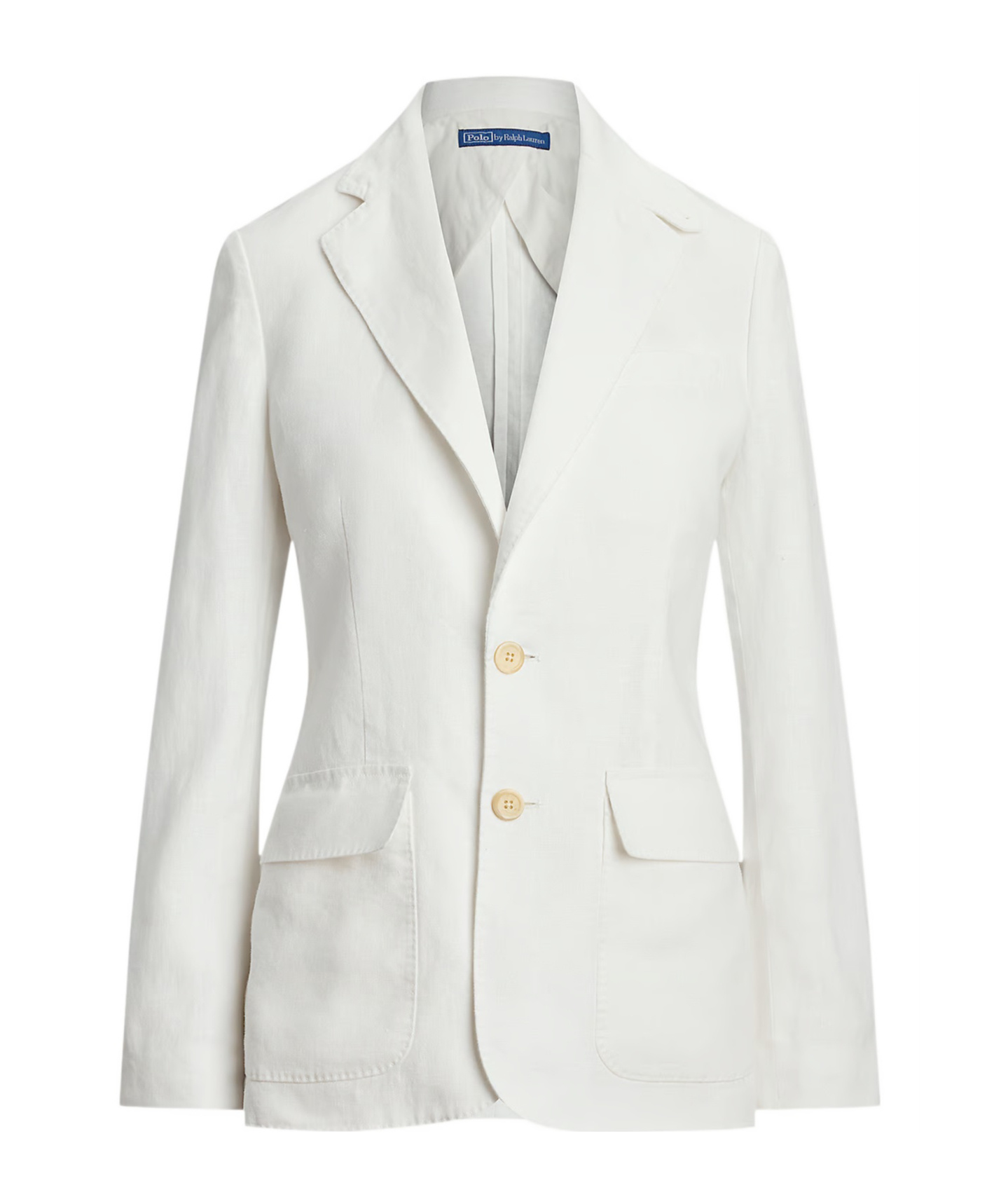 Polo Ralph Lauren Single-breasted Linen Blazer In White