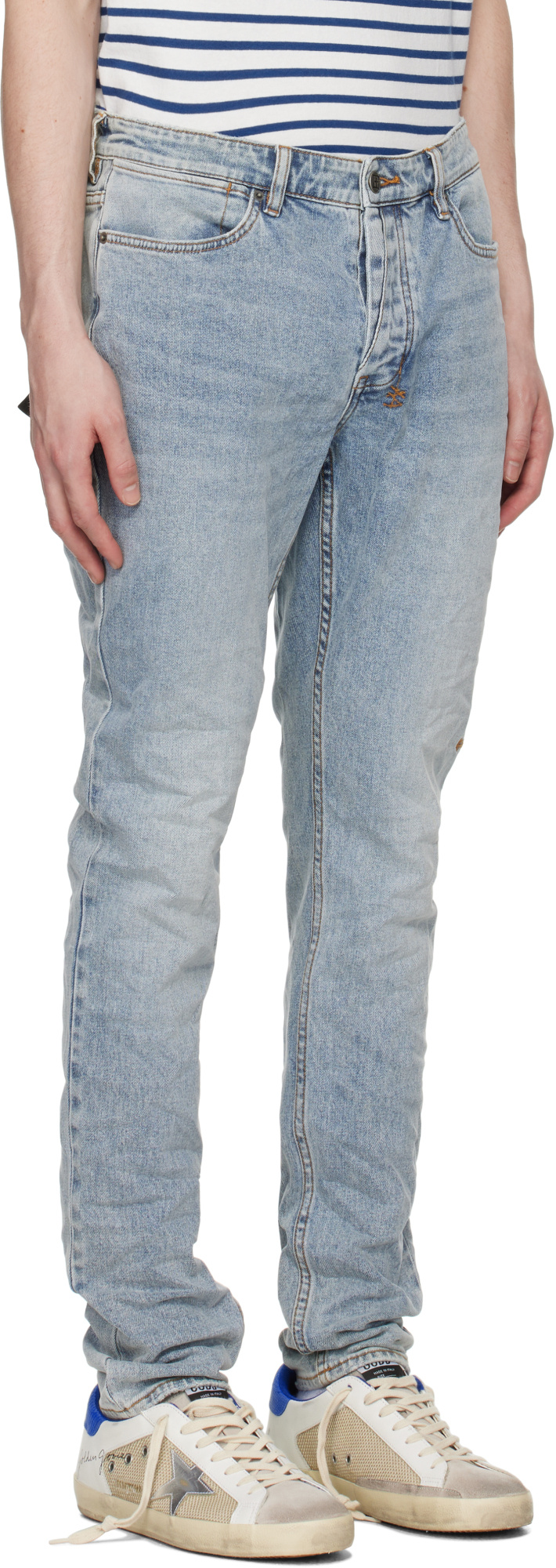 Shop Ksubi Van Winkle Jeans In Blue