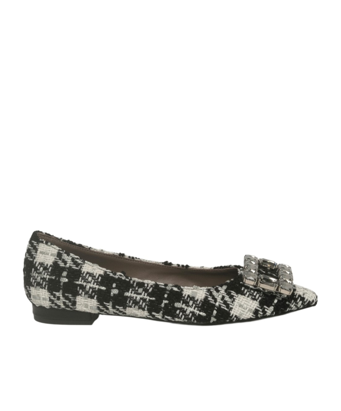ROBERTO FESTA NUSA CHECKED FLATS 