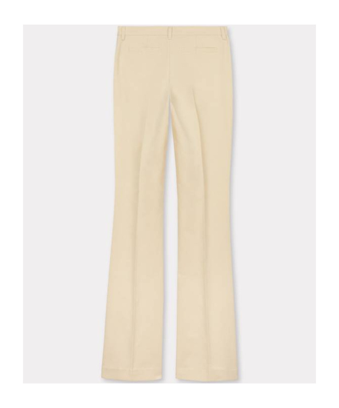 Kenzo Belt-loop Casual Pants In Cream