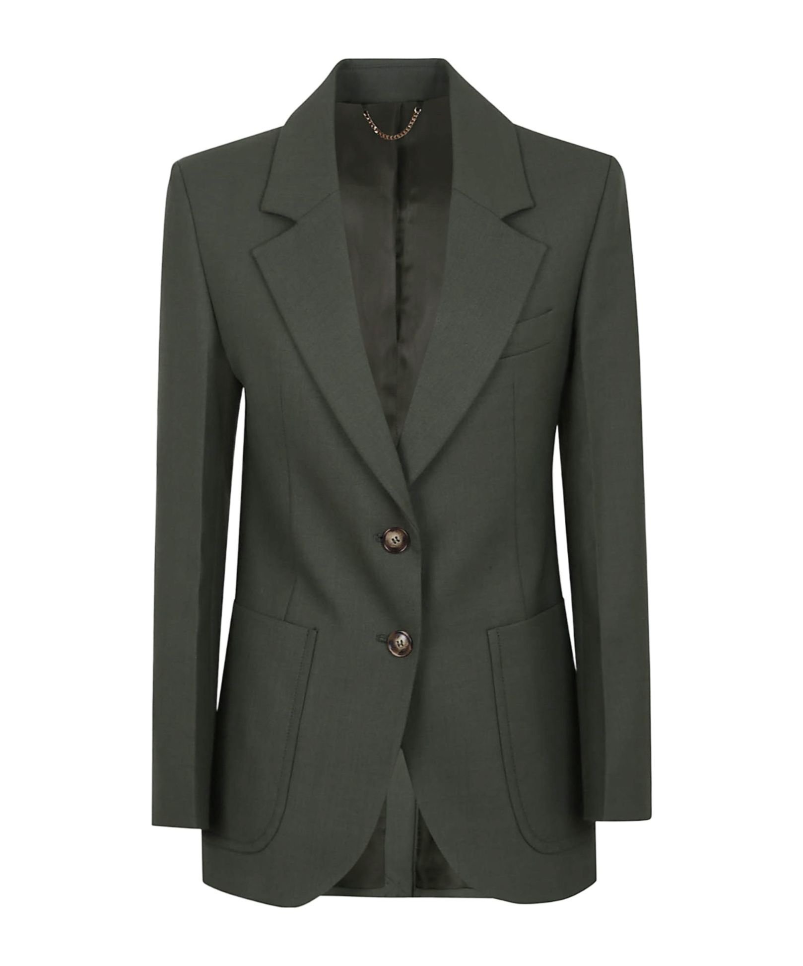 Victoria Beckham Womens Oregano Notch-lapels Slim-fit Stretch-woven Blazer In Multi