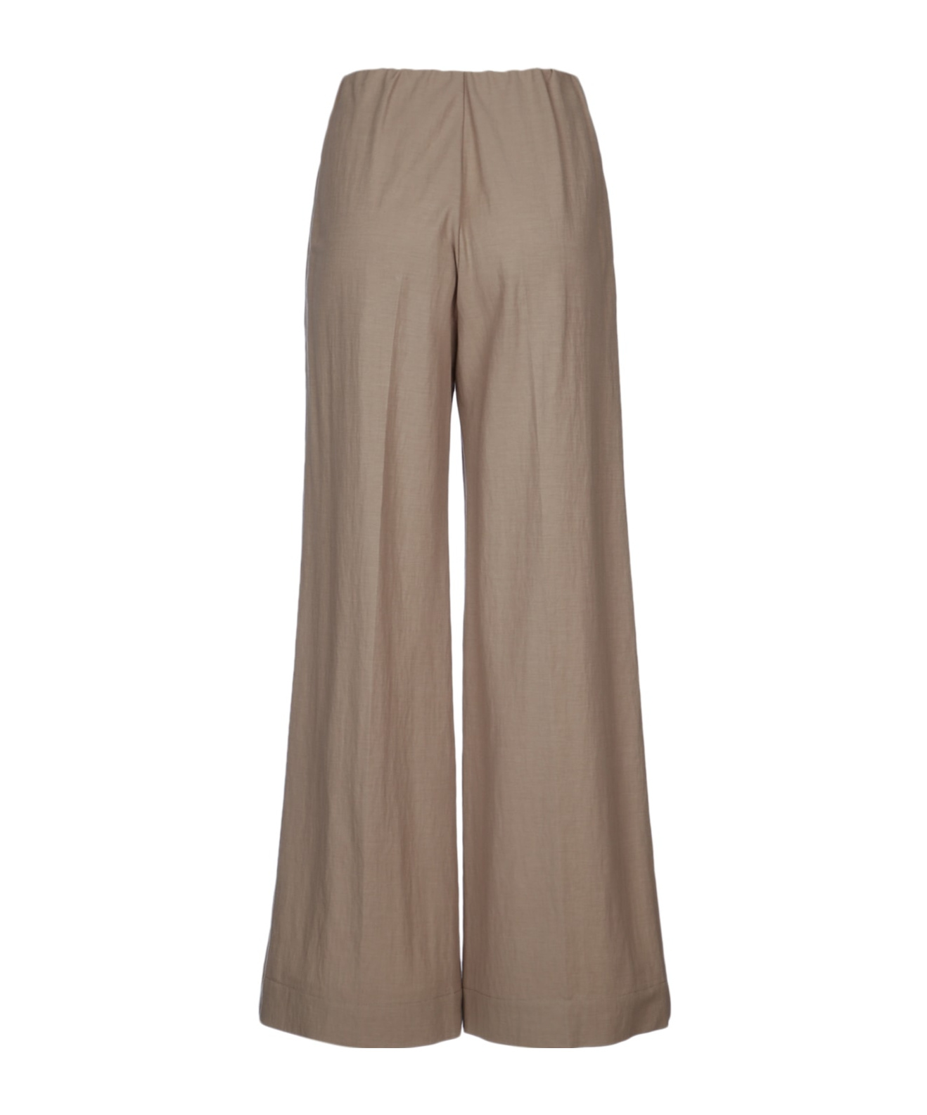 Harris Wharf London Women Flared Trousers Rayon In Nude