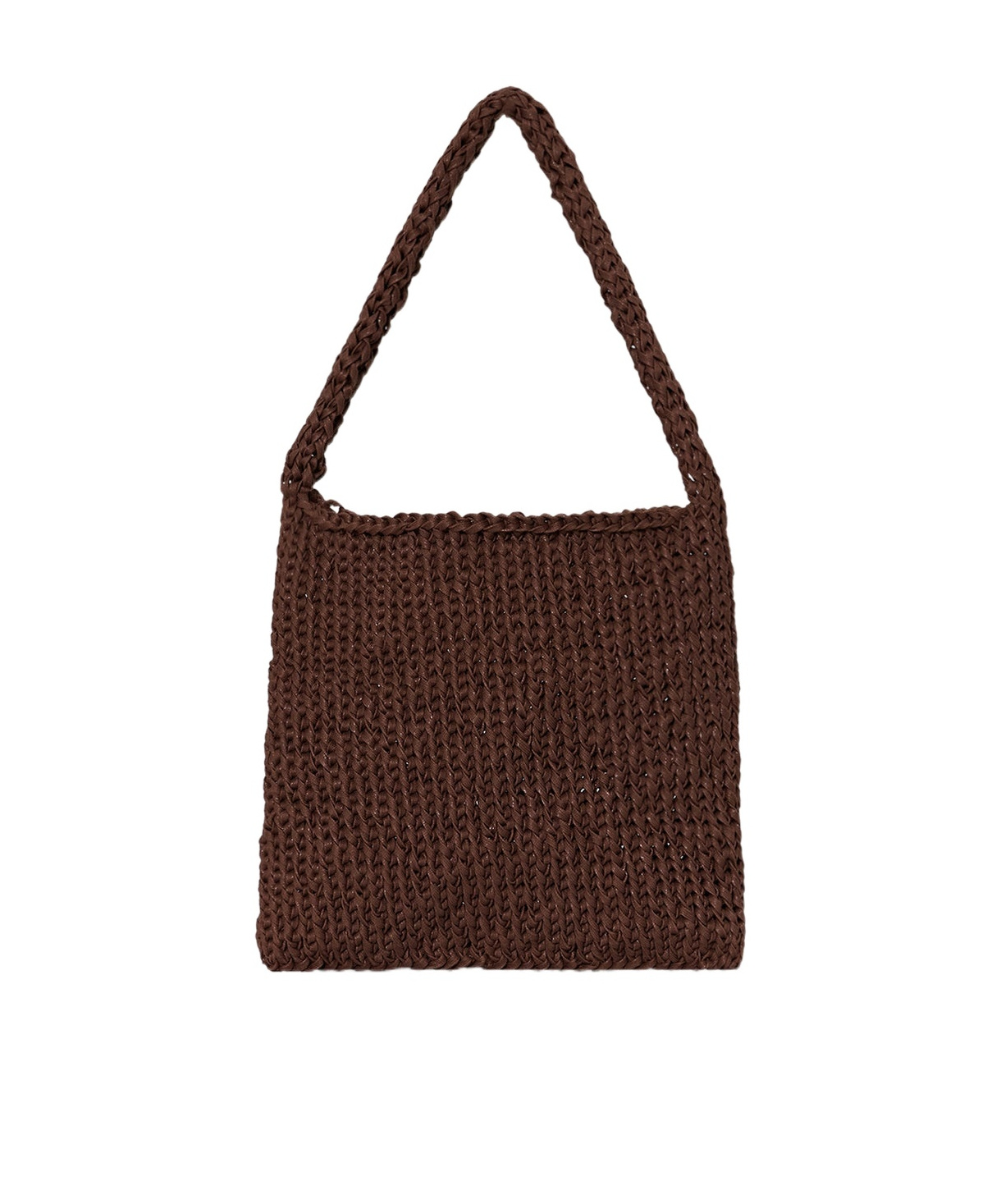 The Row Cotton Rope Shoulder Bag In Brown