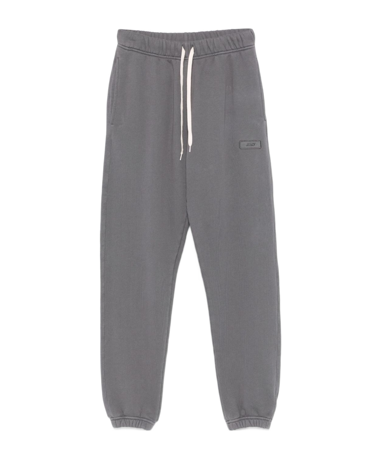 Shop Autry Logo-patch Track Pants In Gray