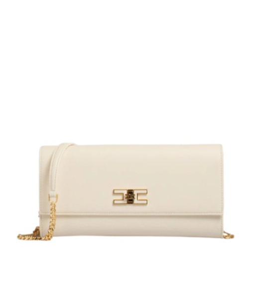 ELISABETTA FRANCHI LOGO-PLAQUE CROSSBODY BAG 