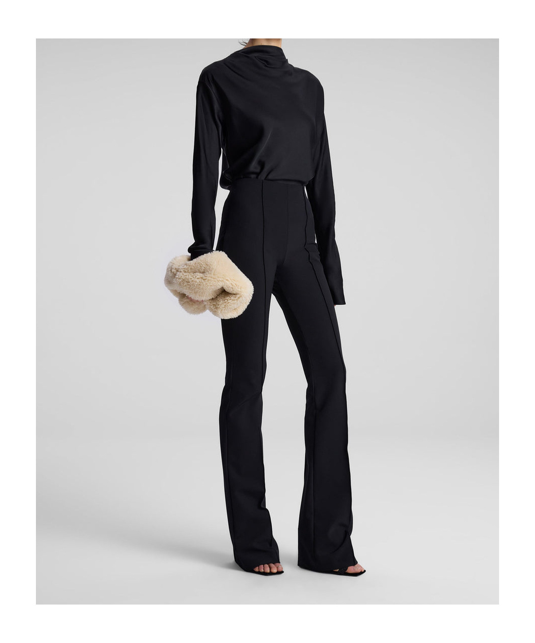 A.l.c High-waisted Casual Pants In Black