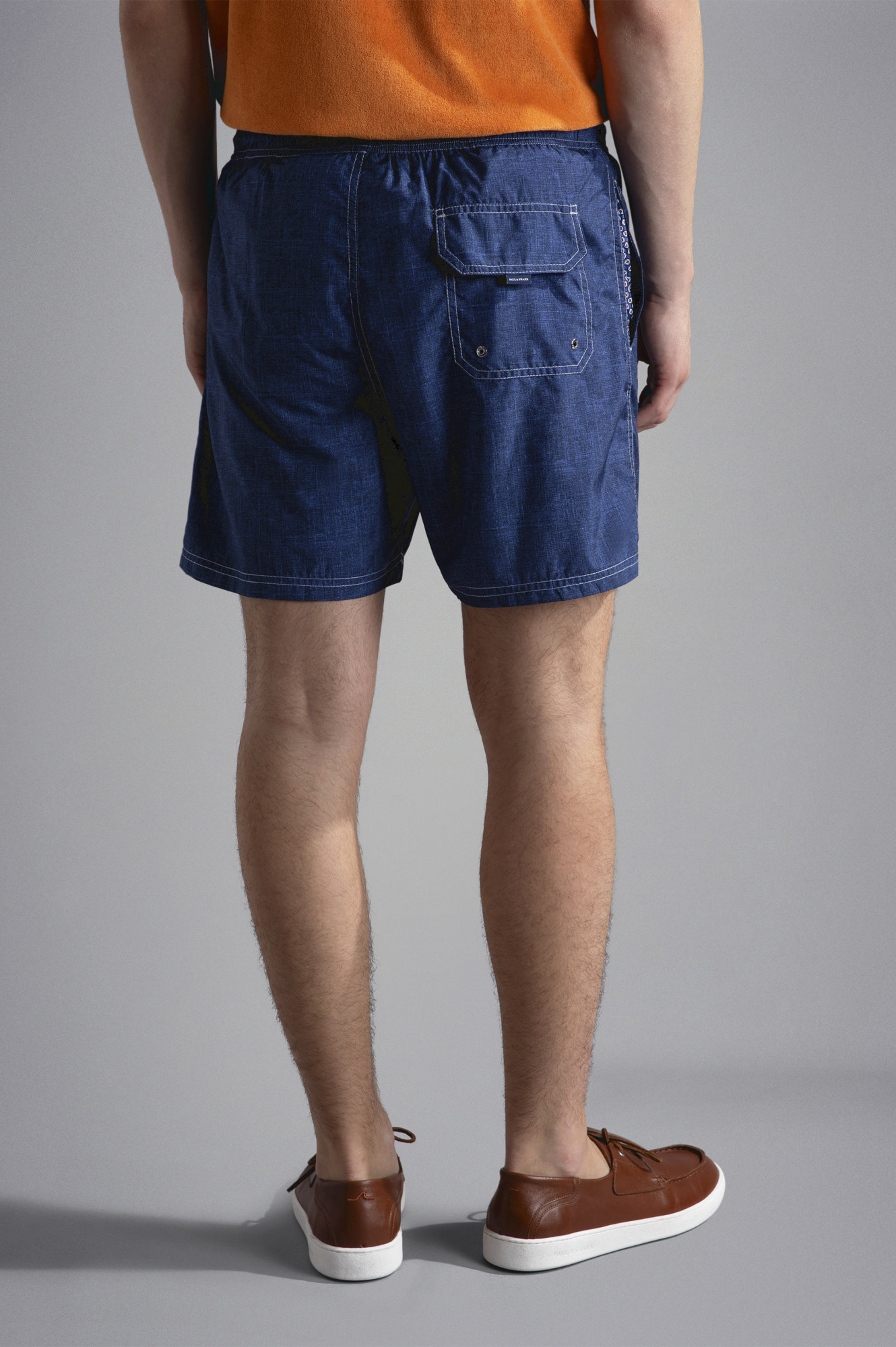 Shop Paul & Shark Wide Leg Shorts In Blue