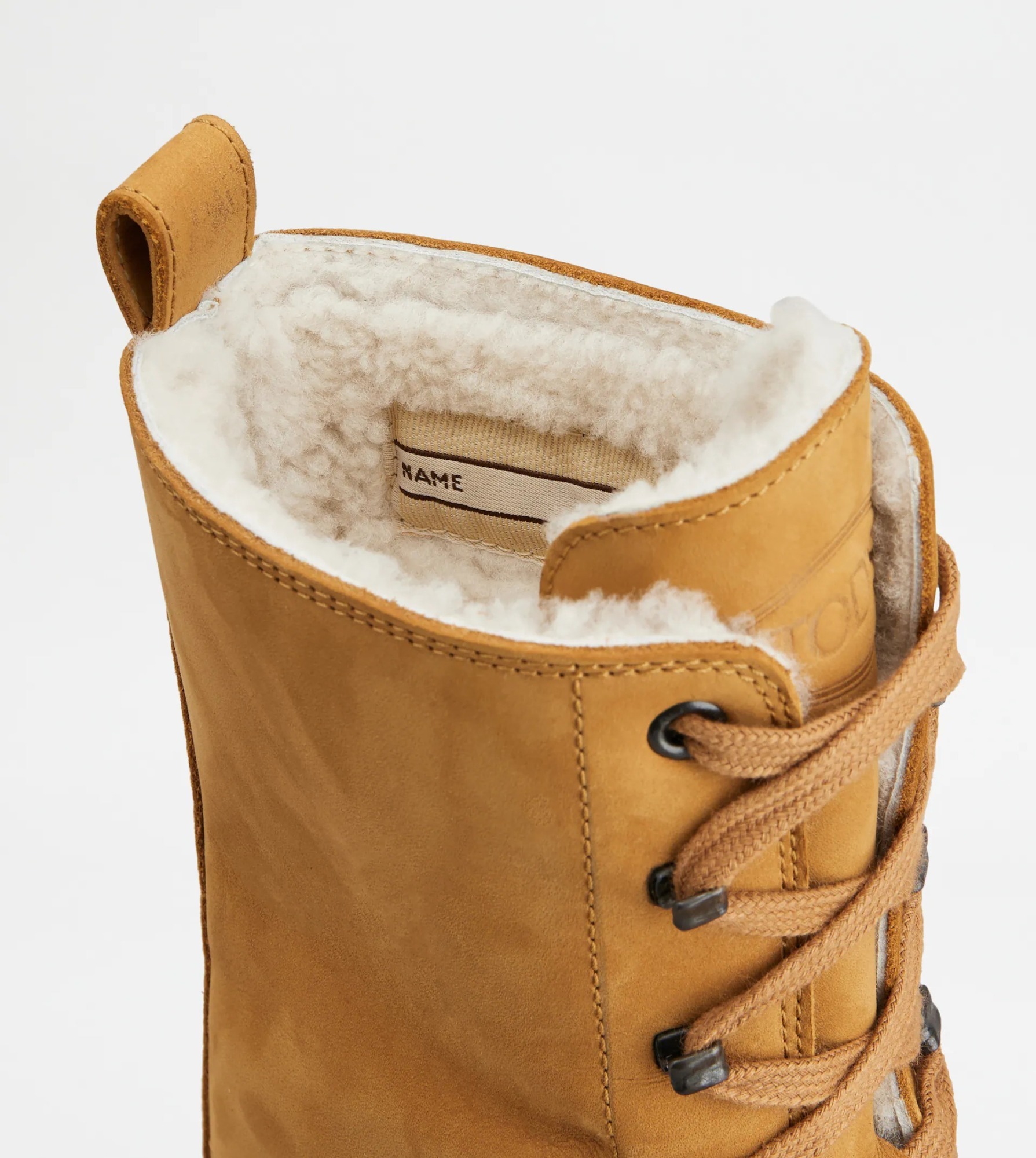 Tod's Winter Gommino Ankle Boots In Nubuck In Brown