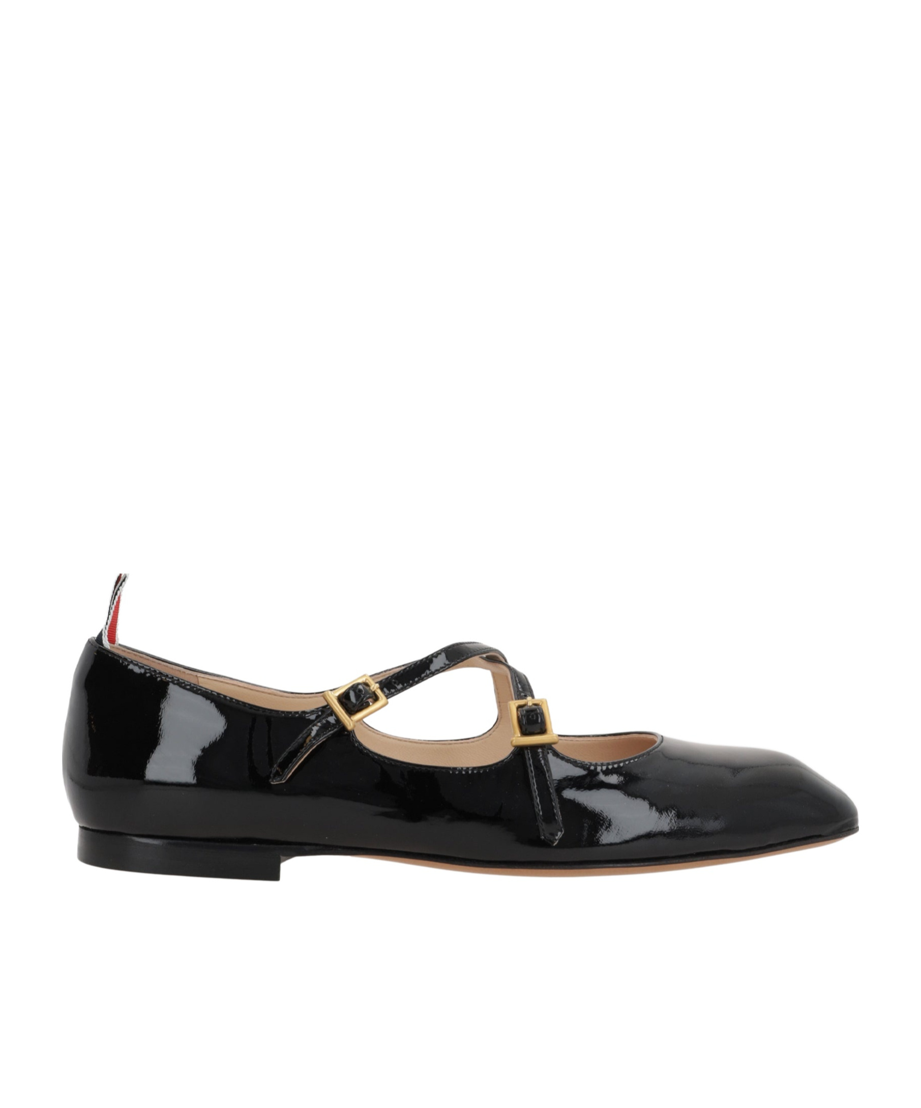 Thom Browne Criss Ballerina Shoes In Black