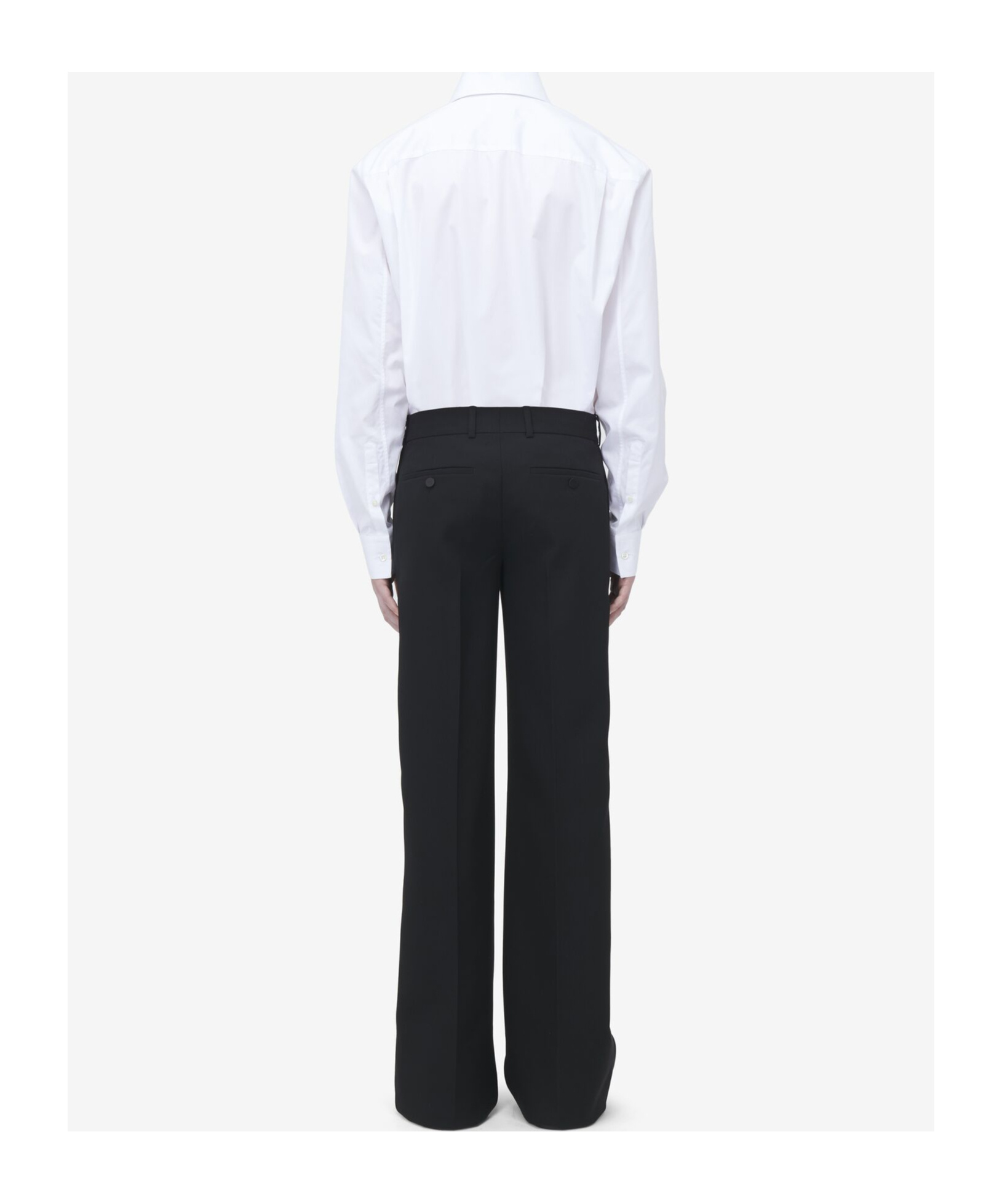Alexander Mcqueen Low-waist Suit Pants In Black