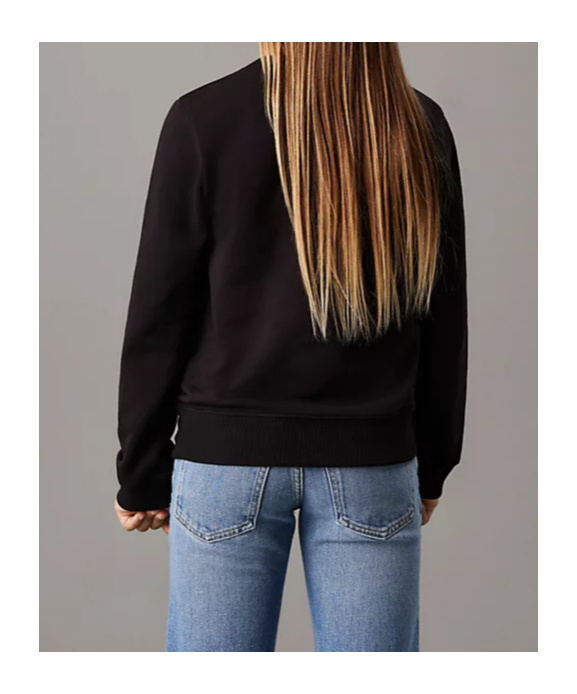 Calvin Klein Jeans Est.1978 Kids' Logo Sweatshirt In Black