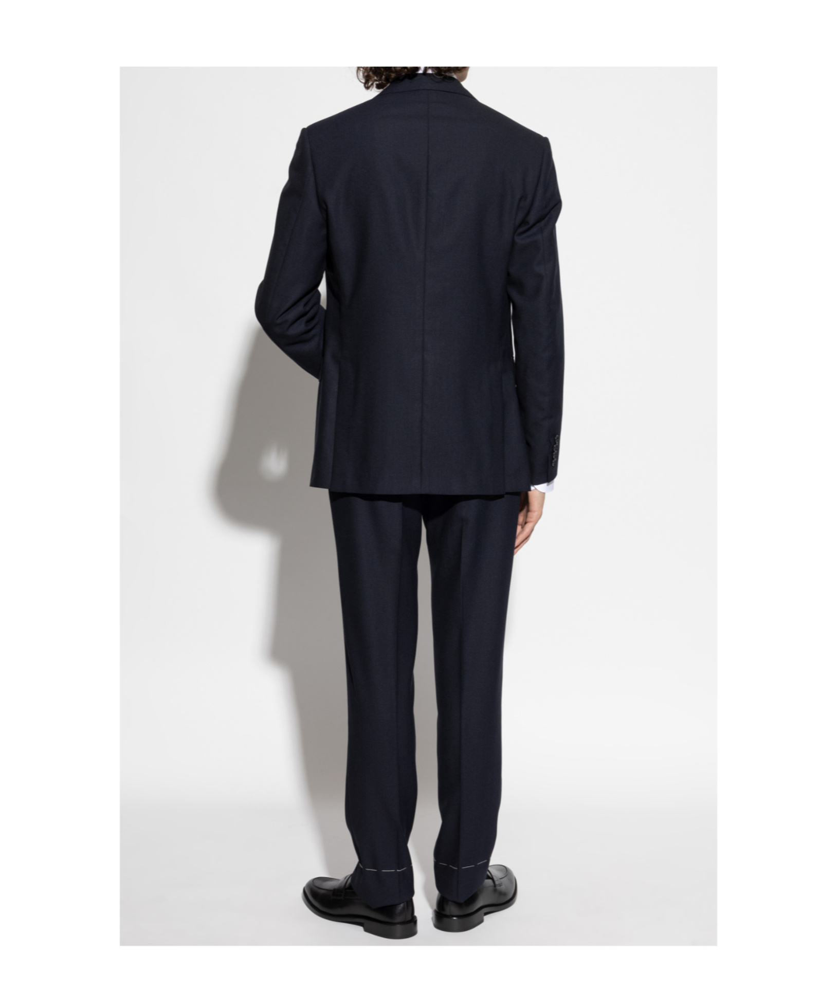Brioni Single-breasted Wool Suit In Blue