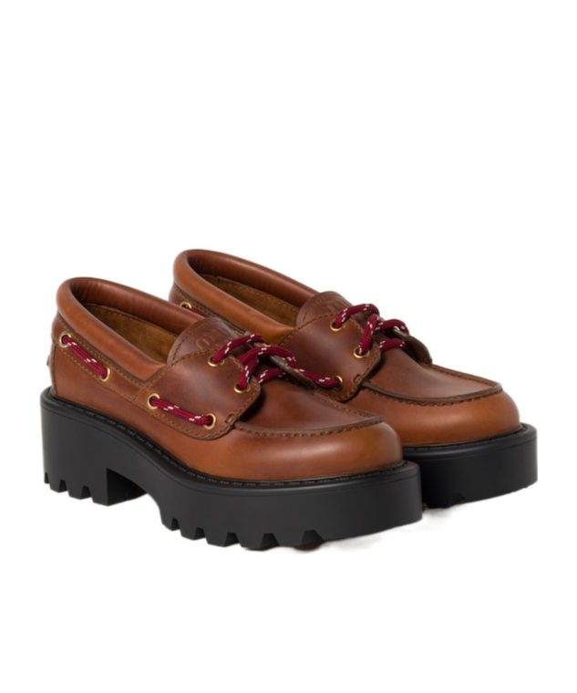 Miu Miu Leather Loafers In Green