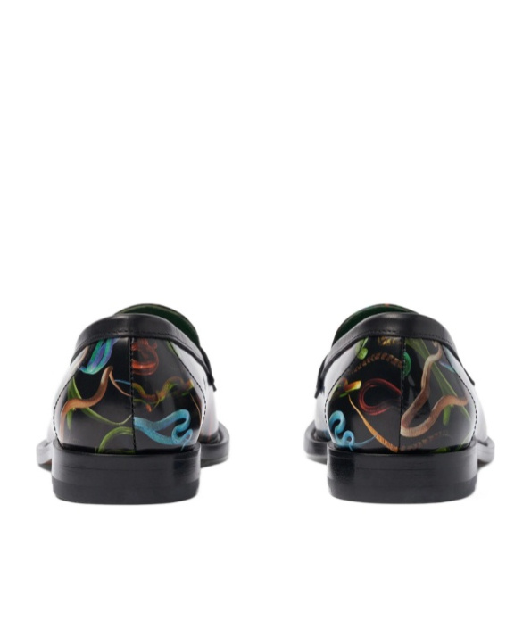 Scarosso Snakes Storm For Her Loafers In Black