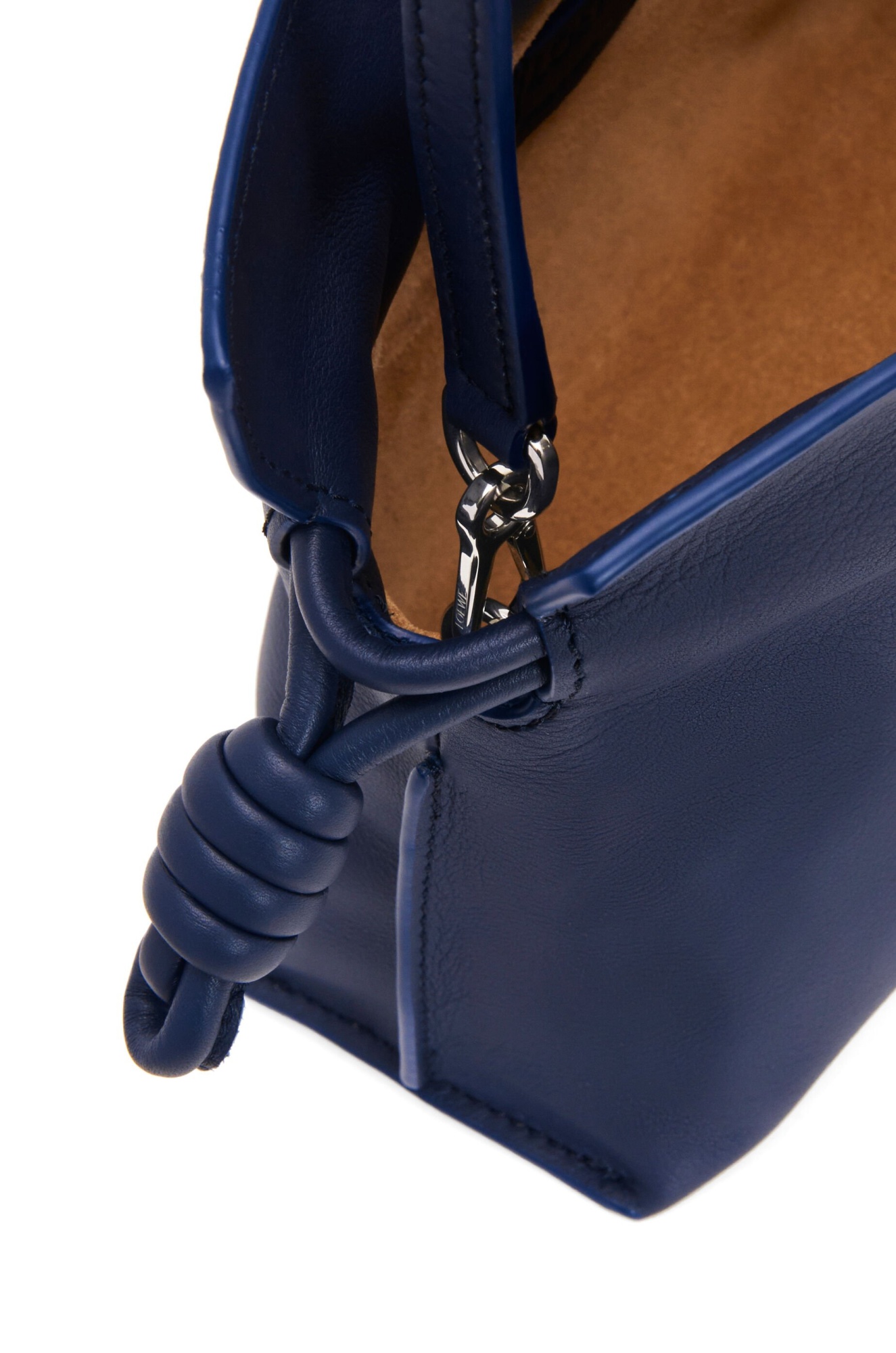 Shop Loewe Mini Flamenco Clutch In Nappa Calfskin In Blue