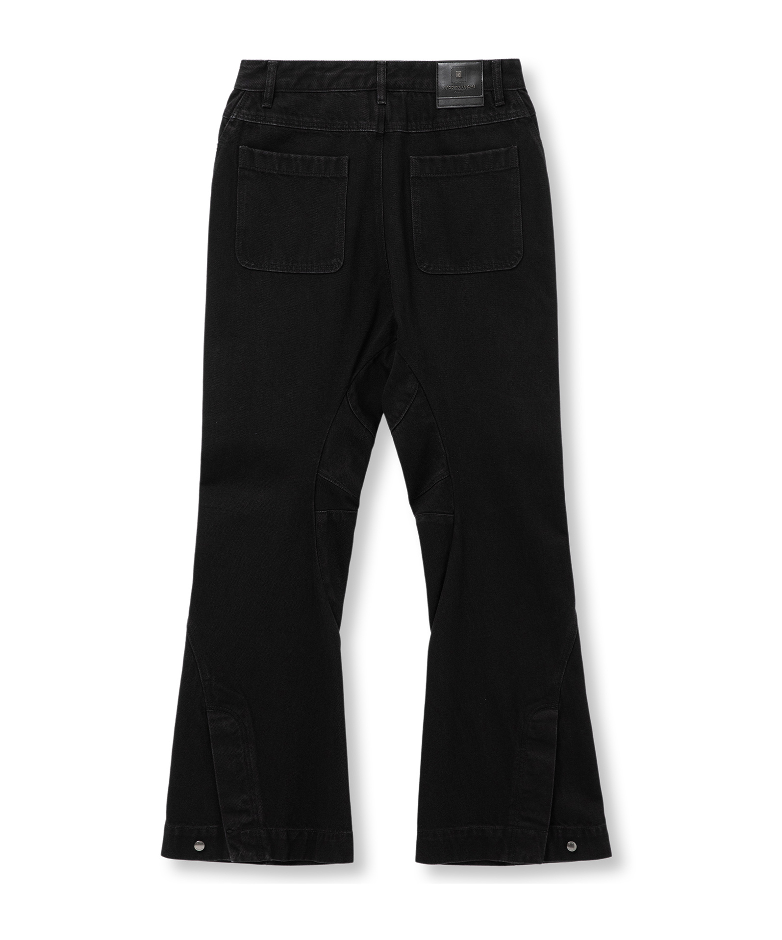 Wooyoungmi Stitched Jeans In Black