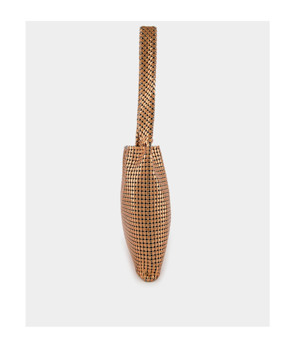 Rabanne Pixel Chainmail Tote Bag In Brown
