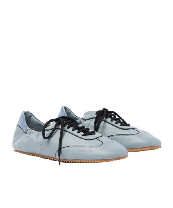 Scarosso Riley Lace-up Sneakers In Blue