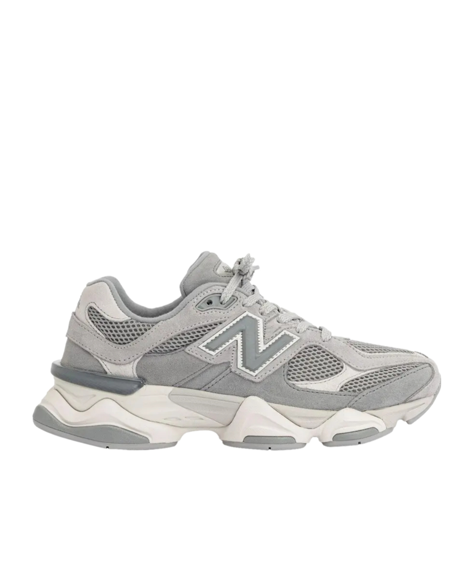 New Balance Mens Slate Grey White Grey 9060 Suede And Mesh Low-top Trainers In Pink