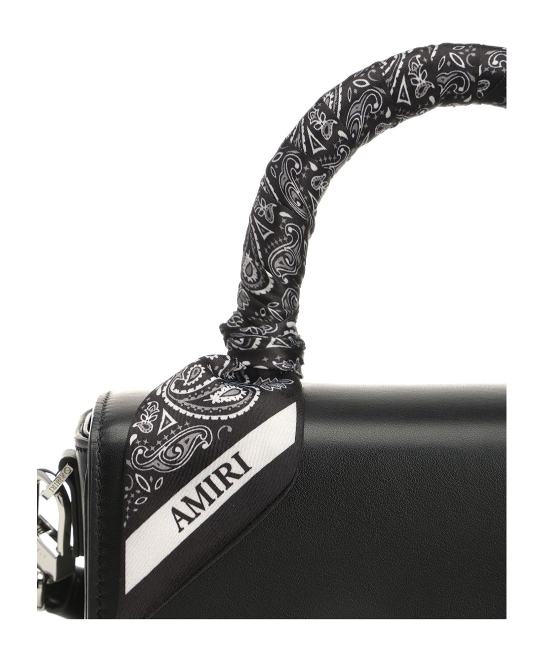 Amiri Micro Ma Long Bag Handbags Black In Black