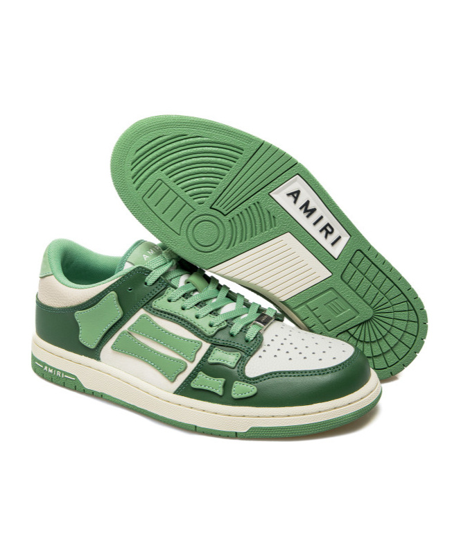 Amiri Tie Low Upper Board Shoes In Green