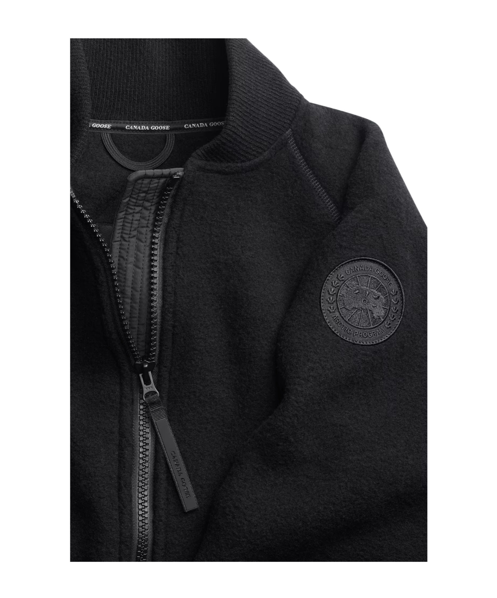 Canada Goose Sierra Fleece Bomber Black Label In Black