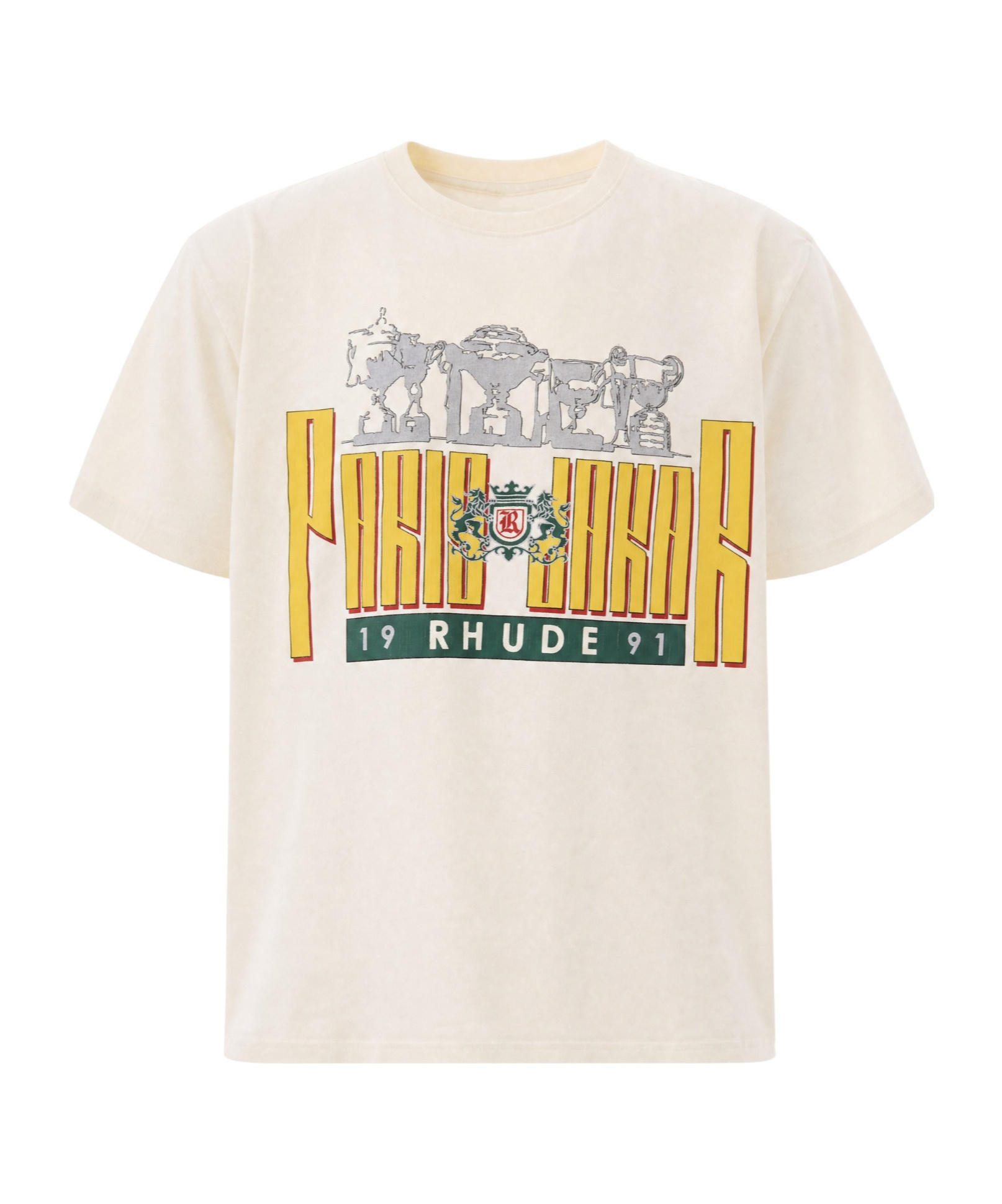 Rhude Trofeo T-shirt In Cream