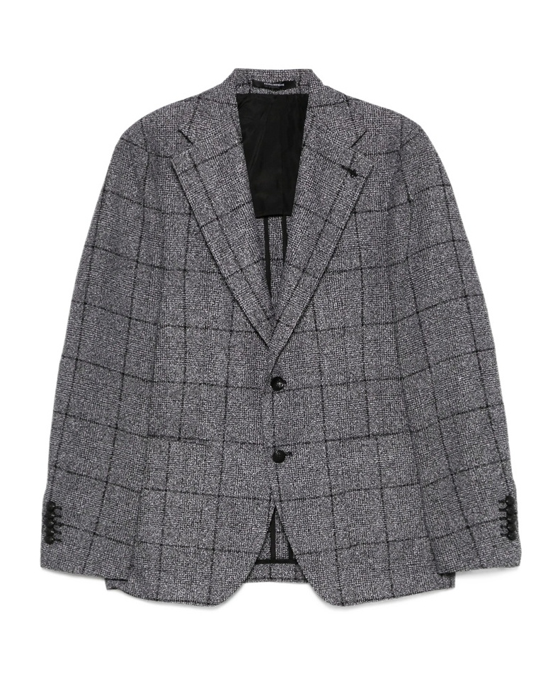 Tagliatore Single-breasted Blazer In Gray