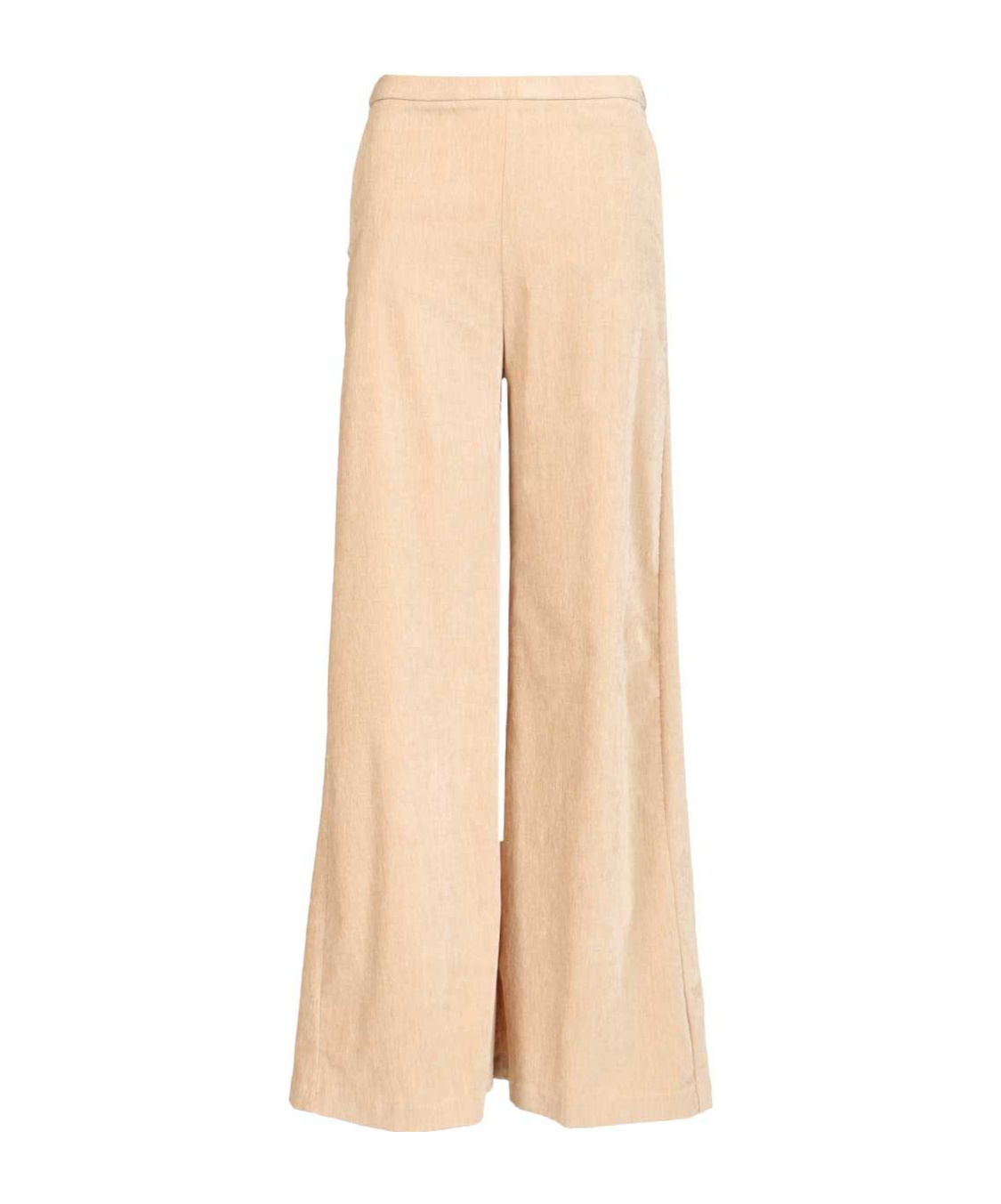 Forte Forte Double Velvet High Waist Pants In Neutral