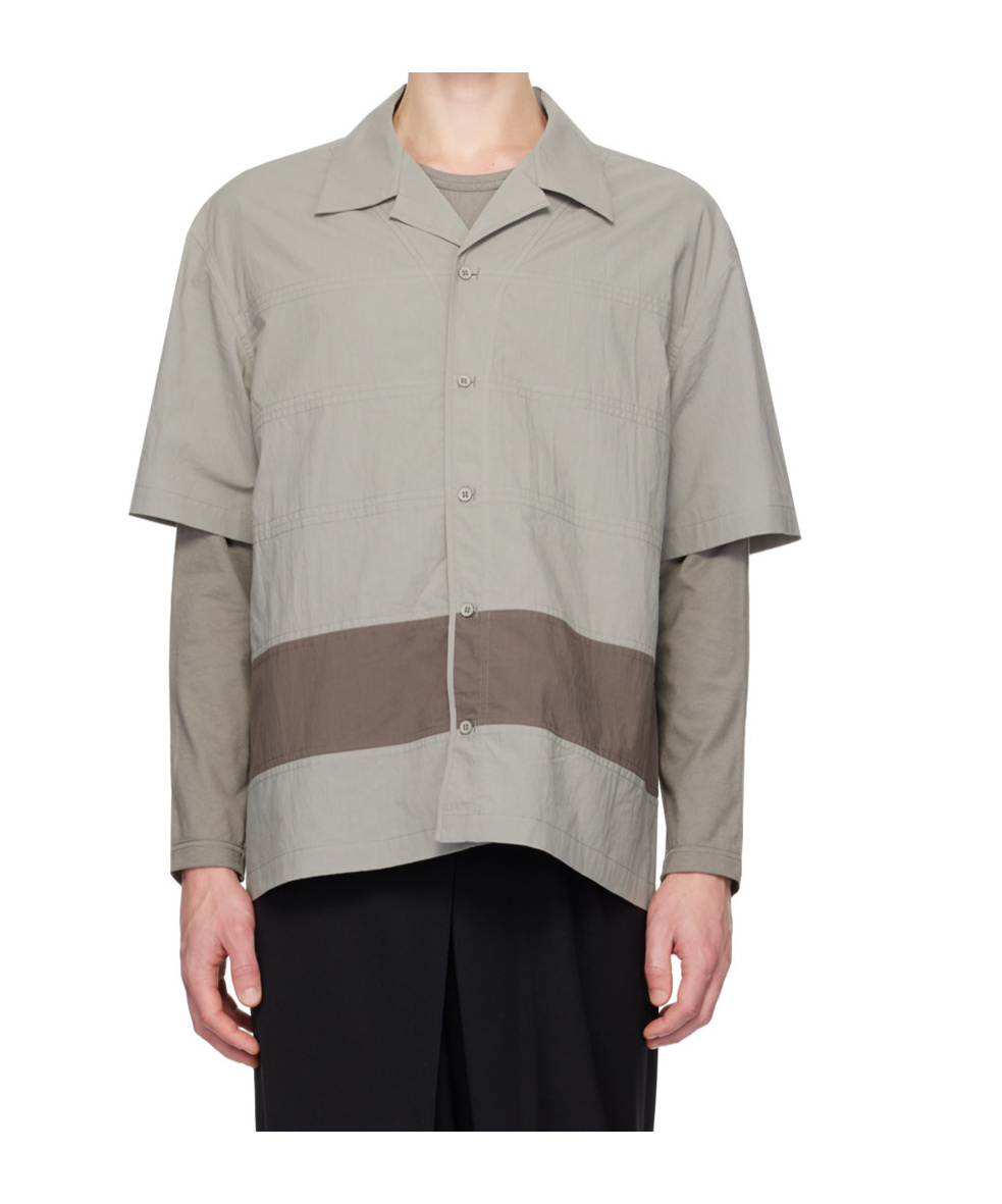 Craig Green Barrel Bowling Shirt In Gray