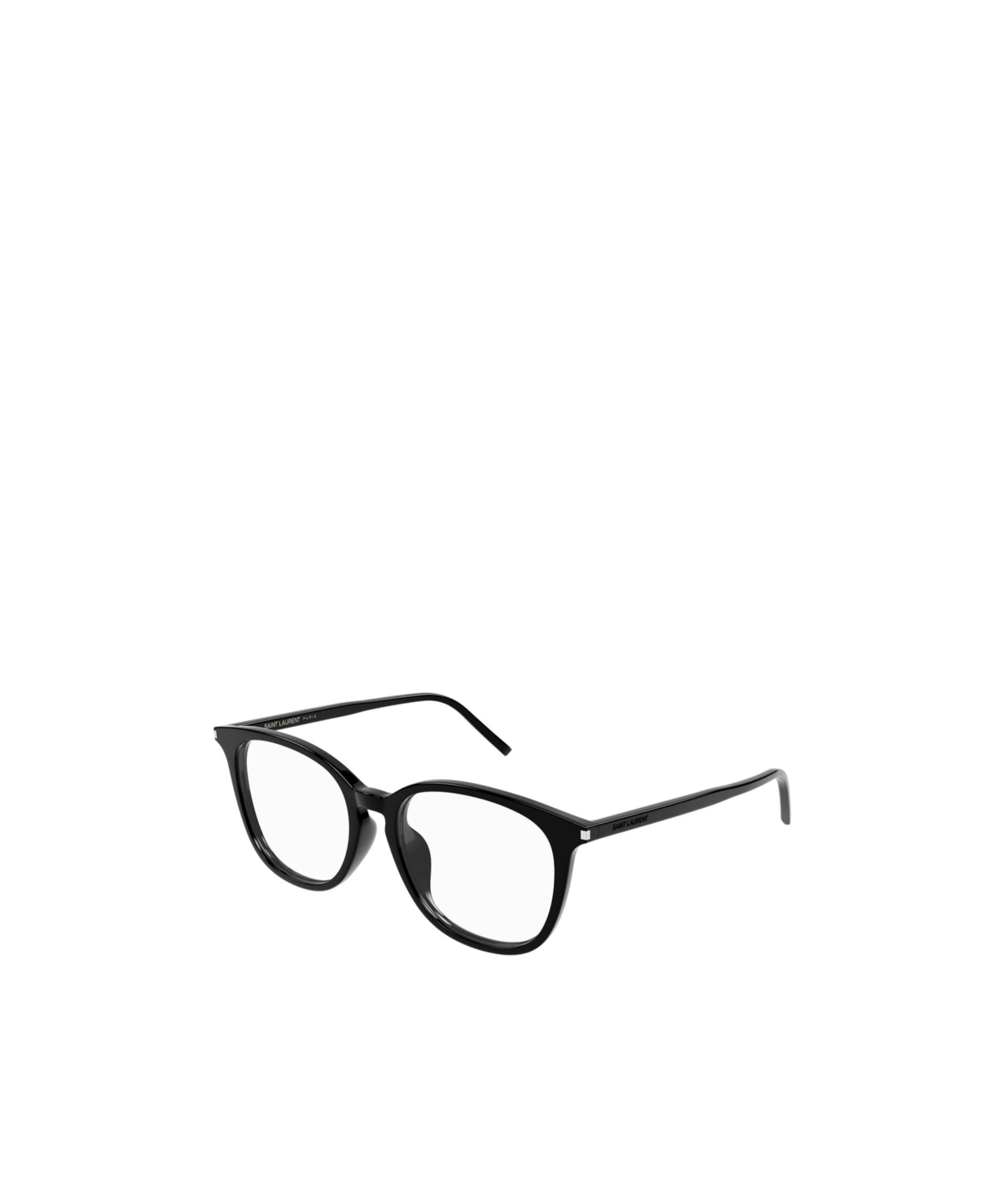 Saint Laurent Eyewear Oval Frame Glasses In Black