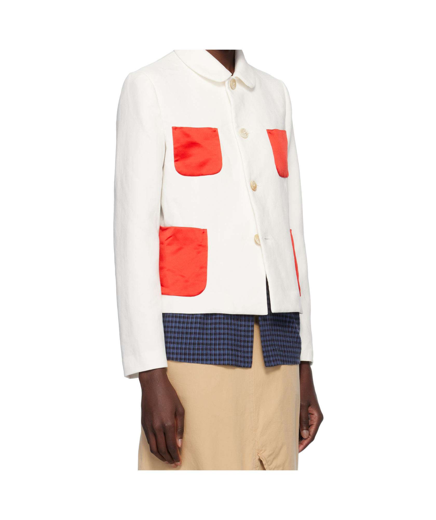 COMME DES GARÇONS LONG-SLEEVED SUIT JACKET 