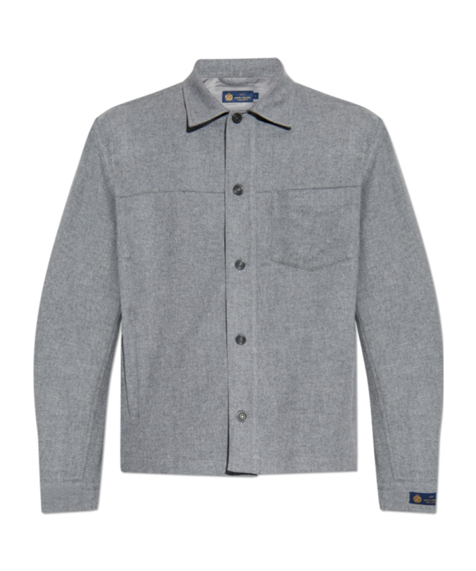 Paul & Shark Button-fastening Patch-pocket Shirt In Gray