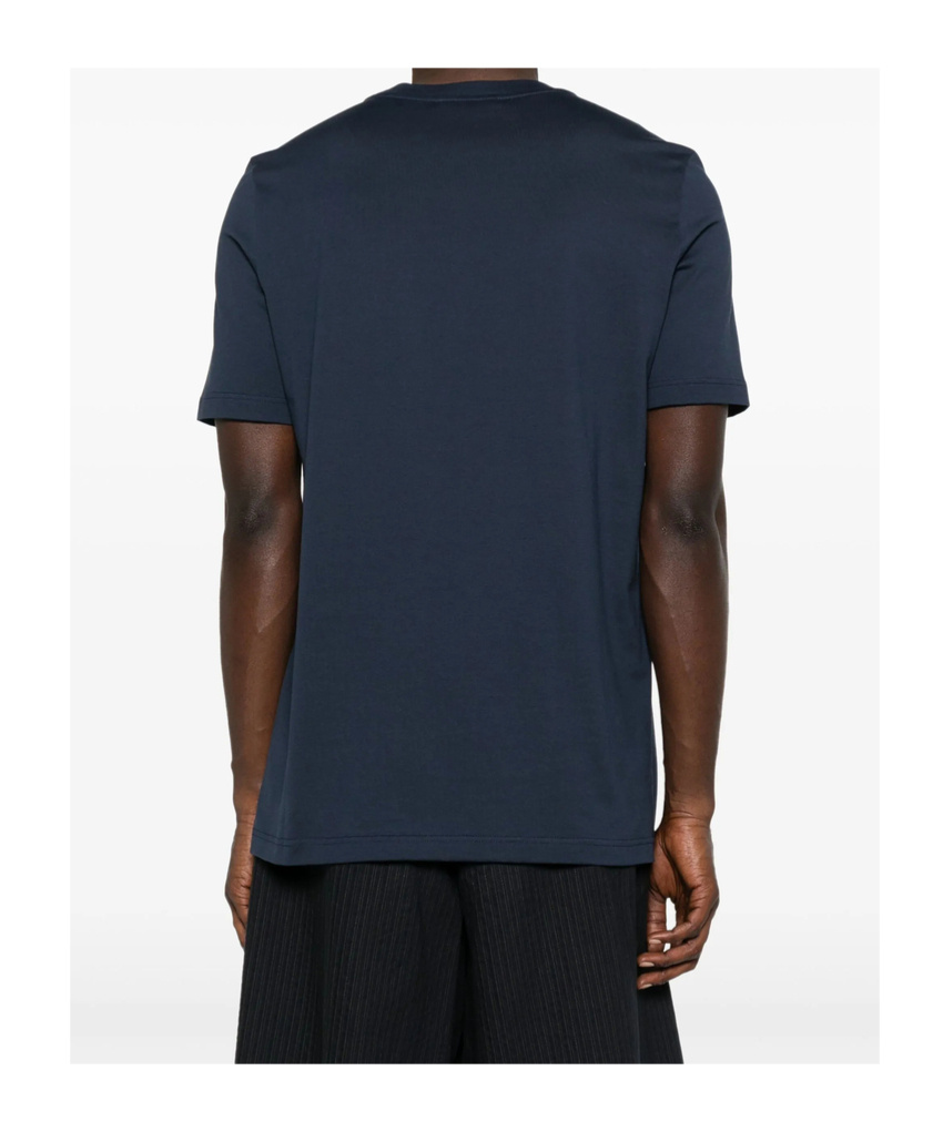 Marni T-shirt With Patch In Blue