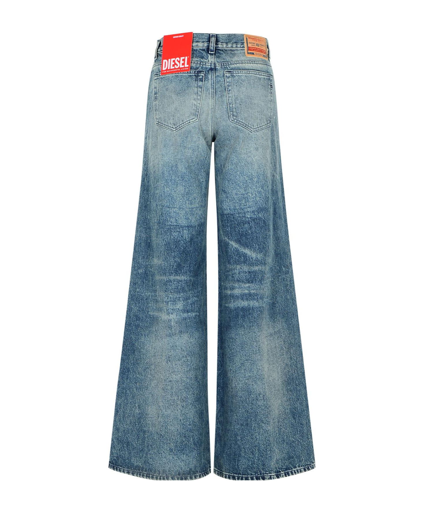 Diesel 1978 D-akemi-fsh Denim Trousers In Blue
