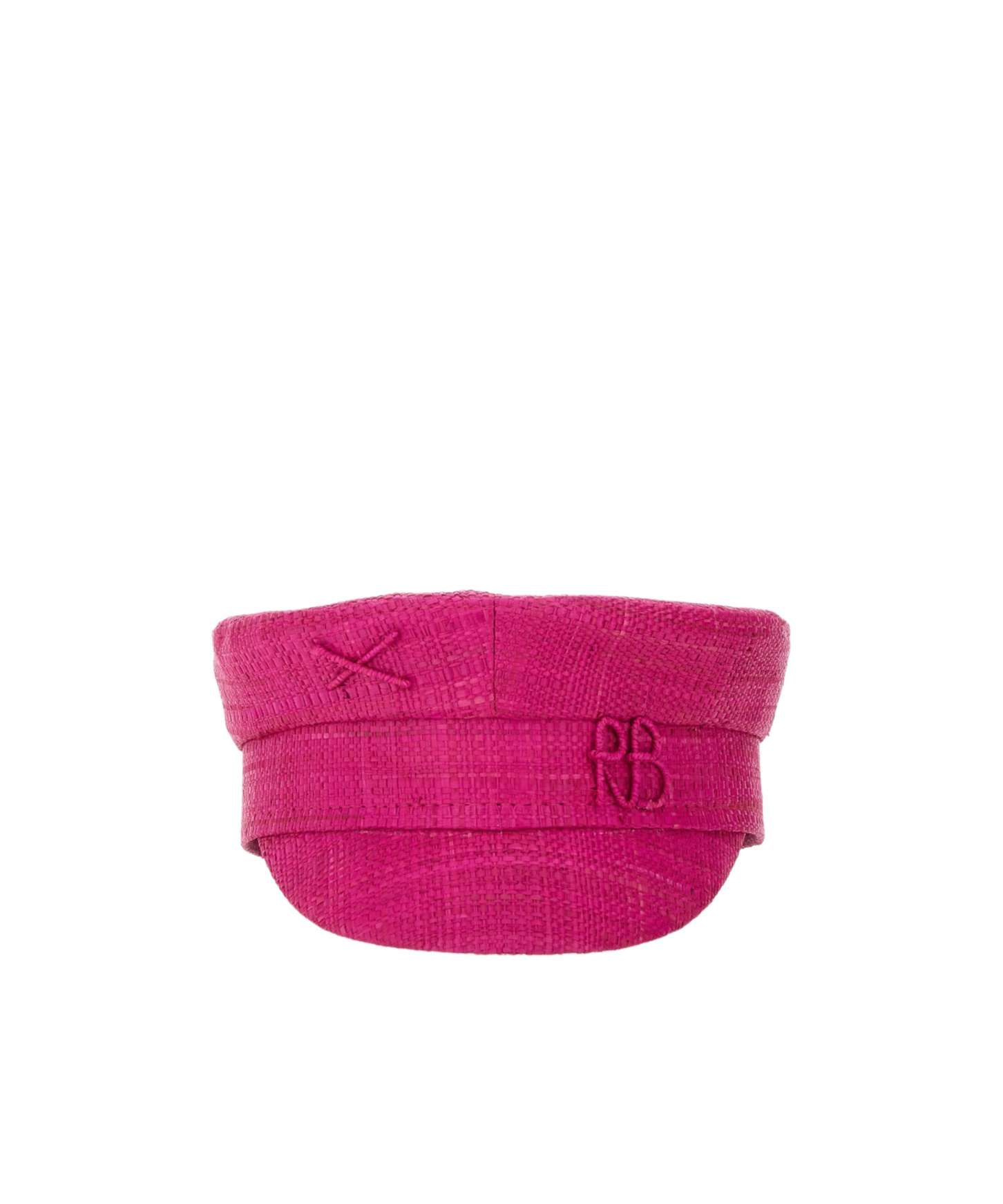 Ruslan Baginskiy Straw Baker-boy Cap In Pink