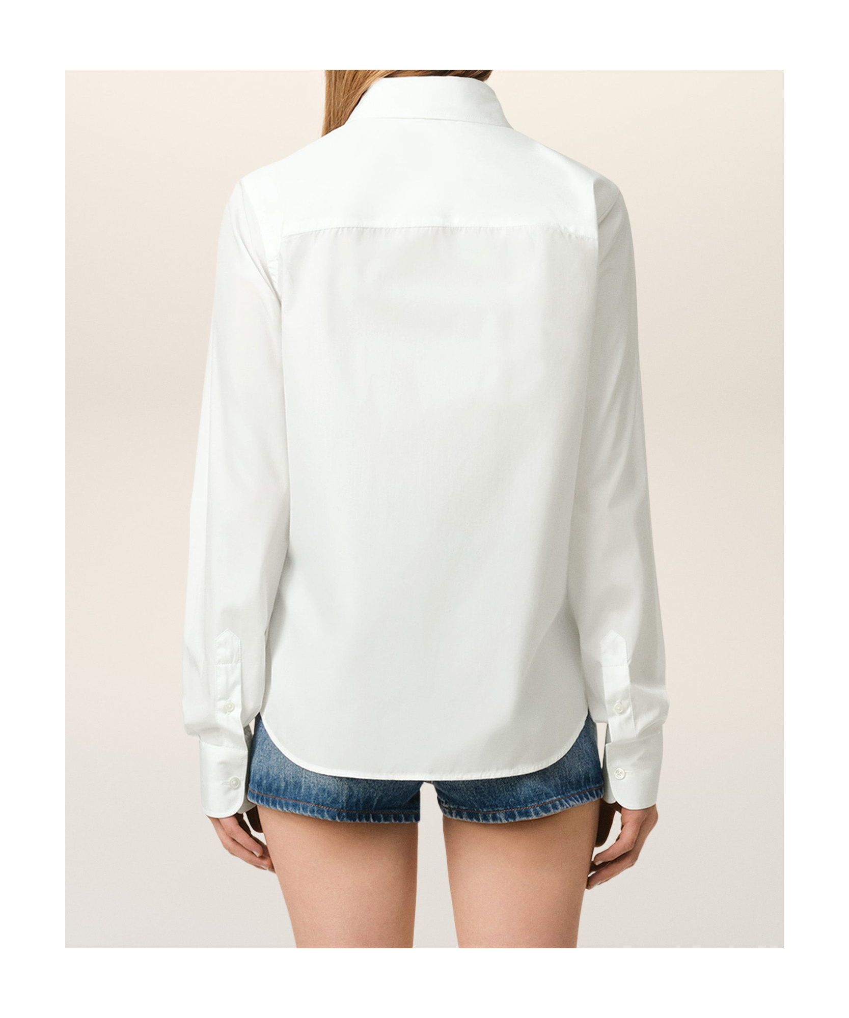 Ami Alexandre Mattiussi Ami Ami De Coeur Cotton Shirt In White
