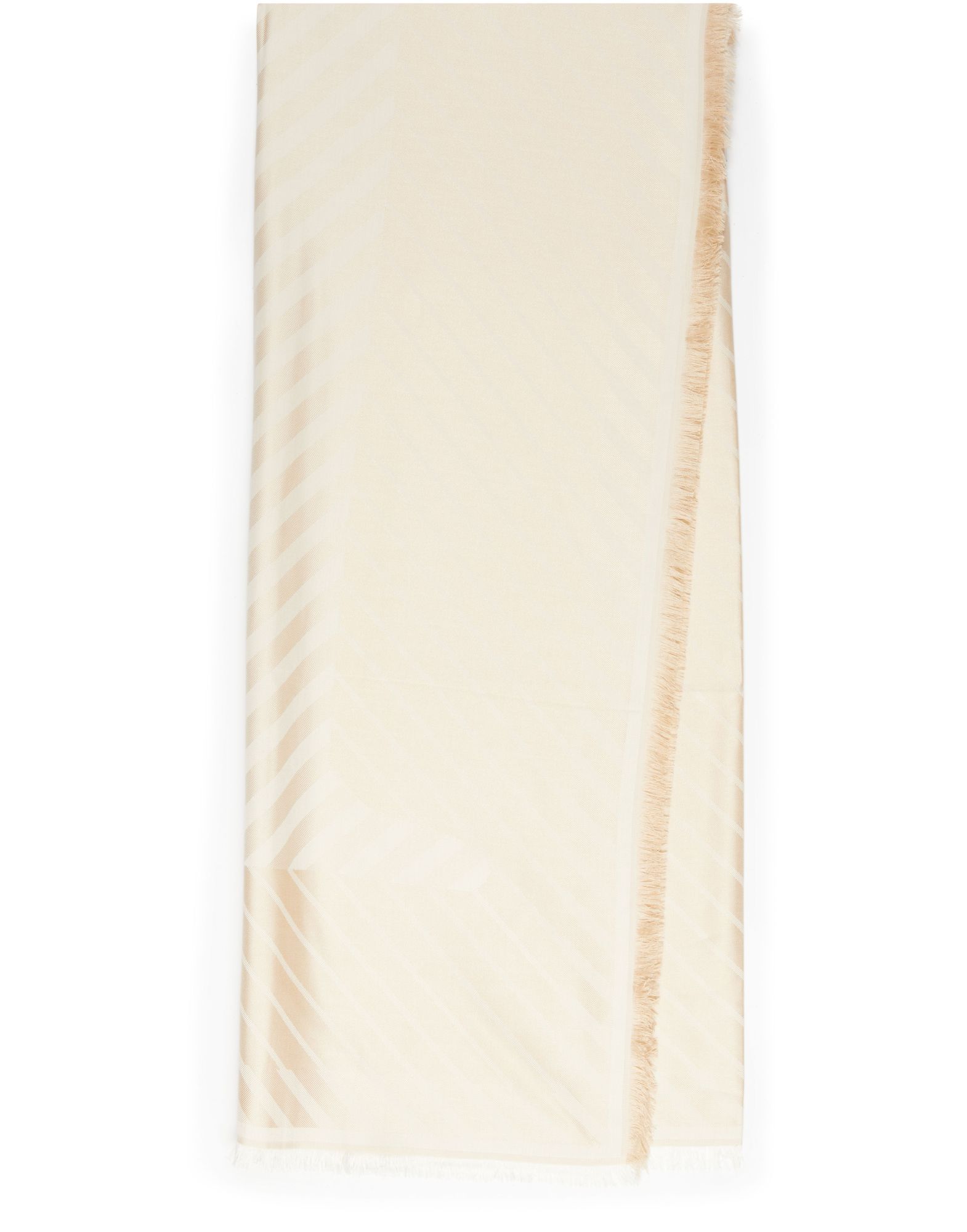 Max Mara Pattern Scarf In Nude