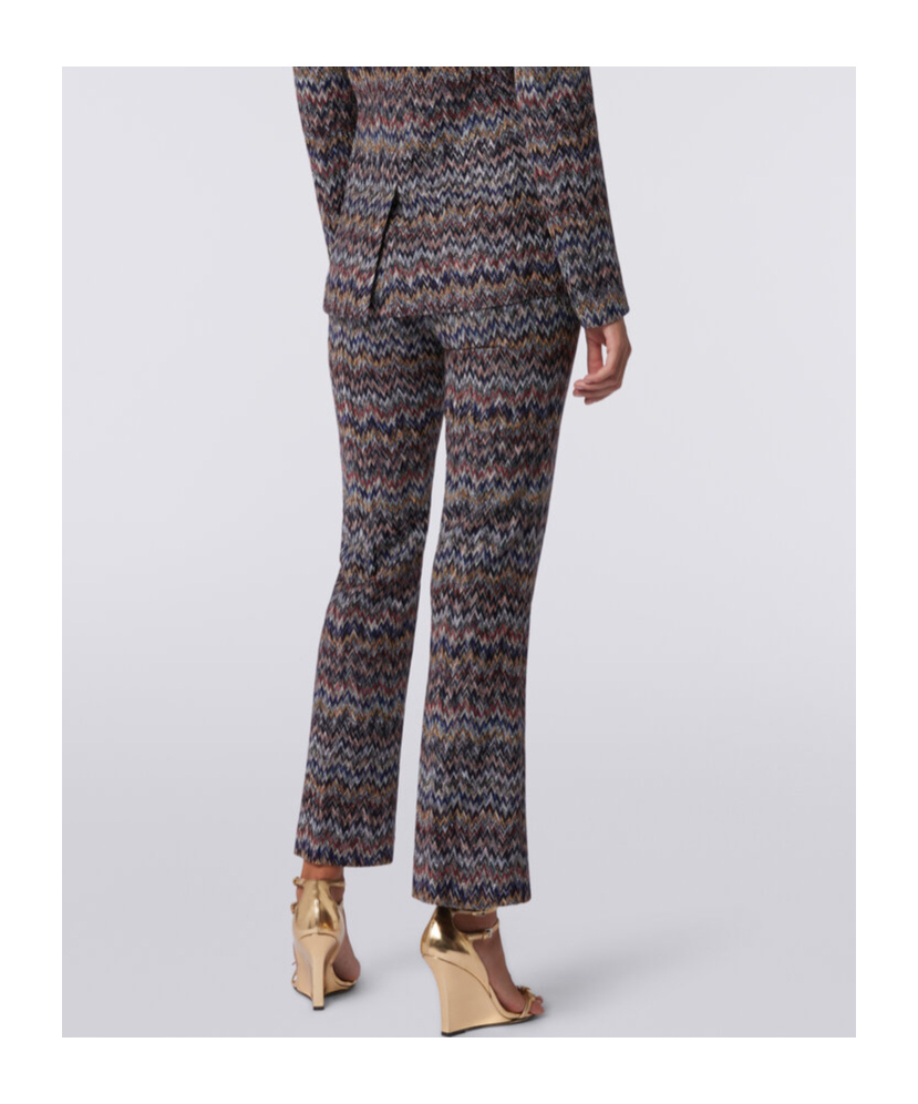 Missoni Serrated Casual Pants In Multi-color
