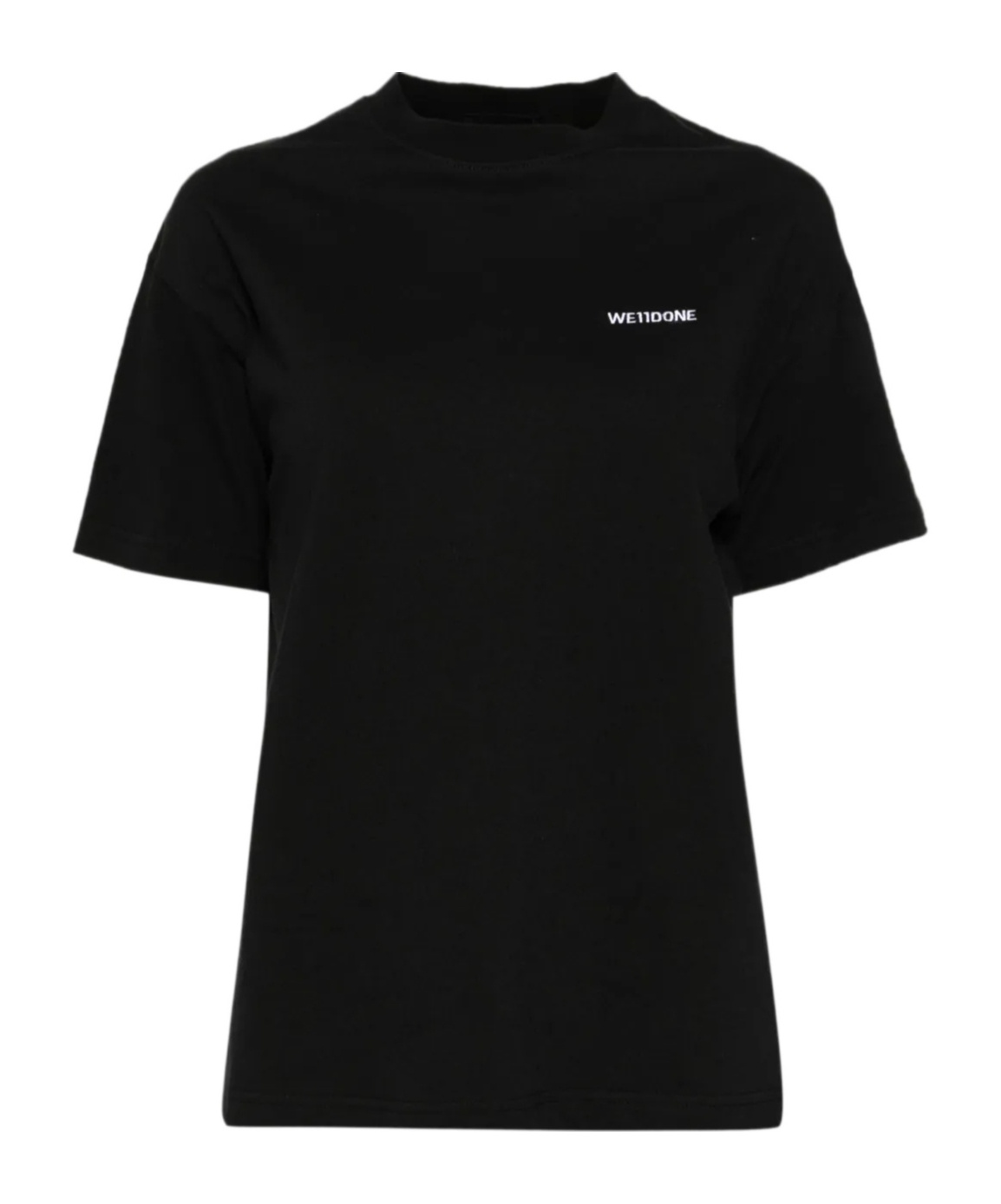 We11 Done Embroidered Logo T-shirt In White
