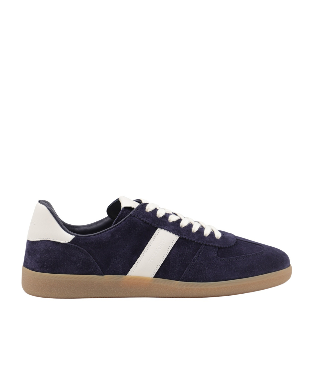 Tom Ford Round Toe Sneakers In Blue